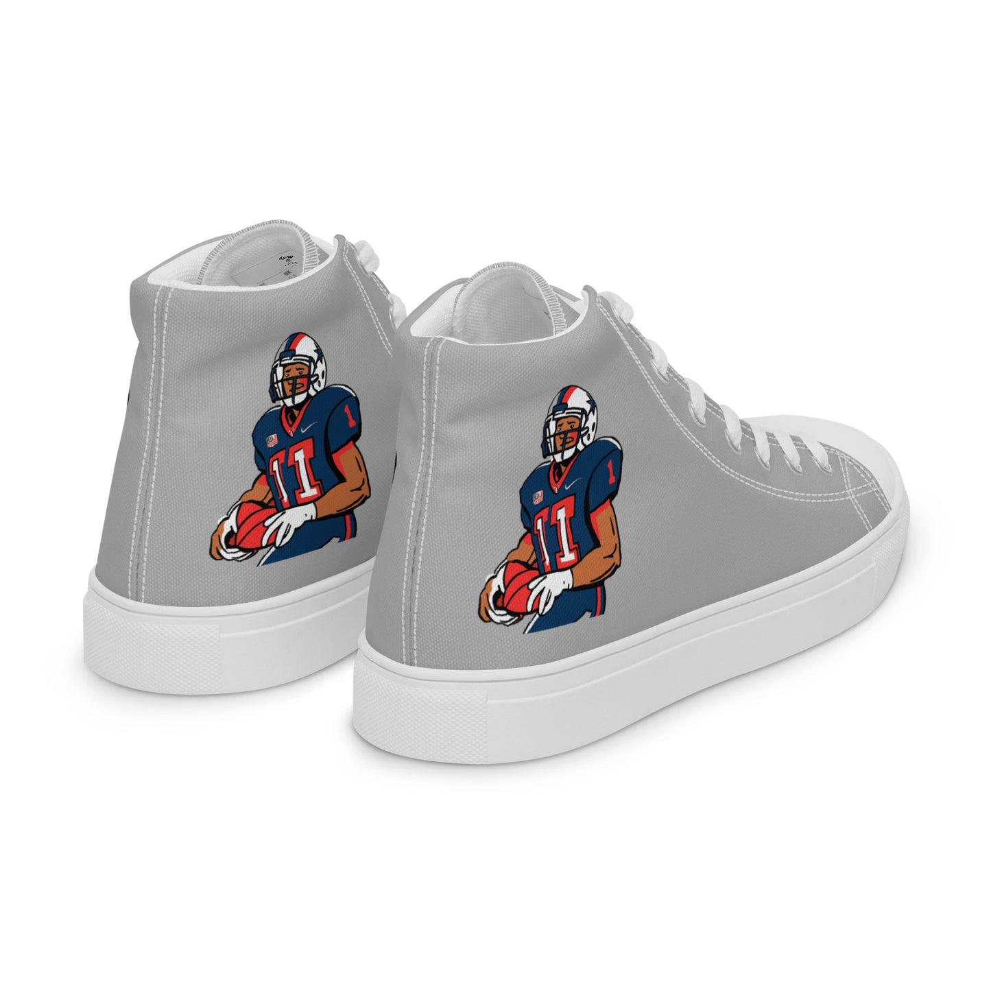 Texans Men’s high top canvas shoes - Texy Pride