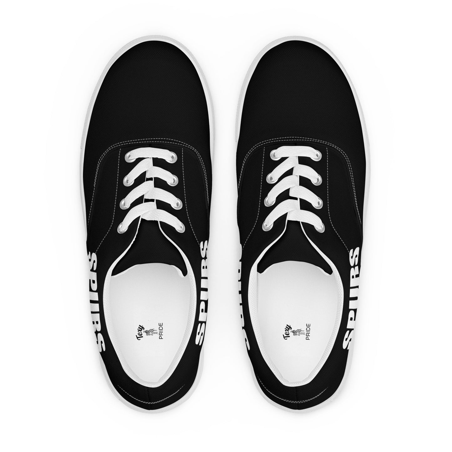 Spurs Men’s lace - up canvas shoes - Texy Pride