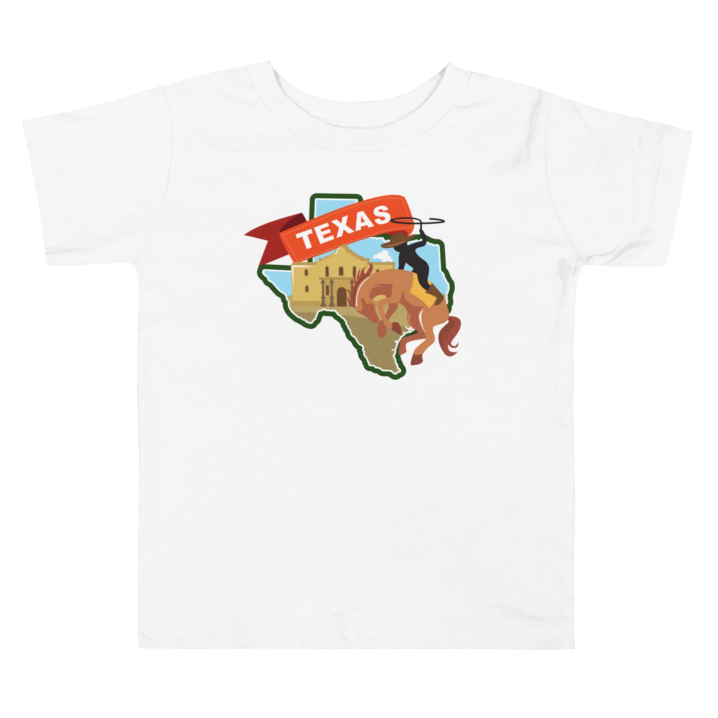 Texas Map Toddler Tee - Texy Pride