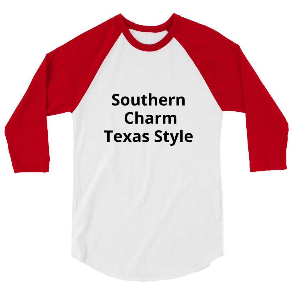 Southern Charm - Texas Style Raglan Shirt - Texy Pride