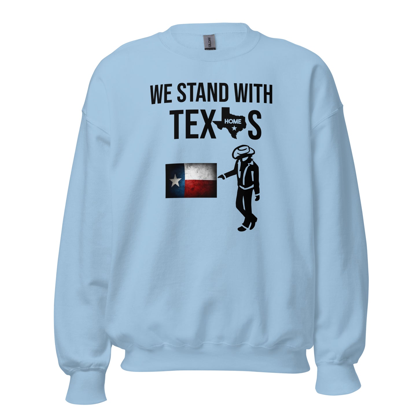 We Stand With Texas Sweatshirt - Texy Pride