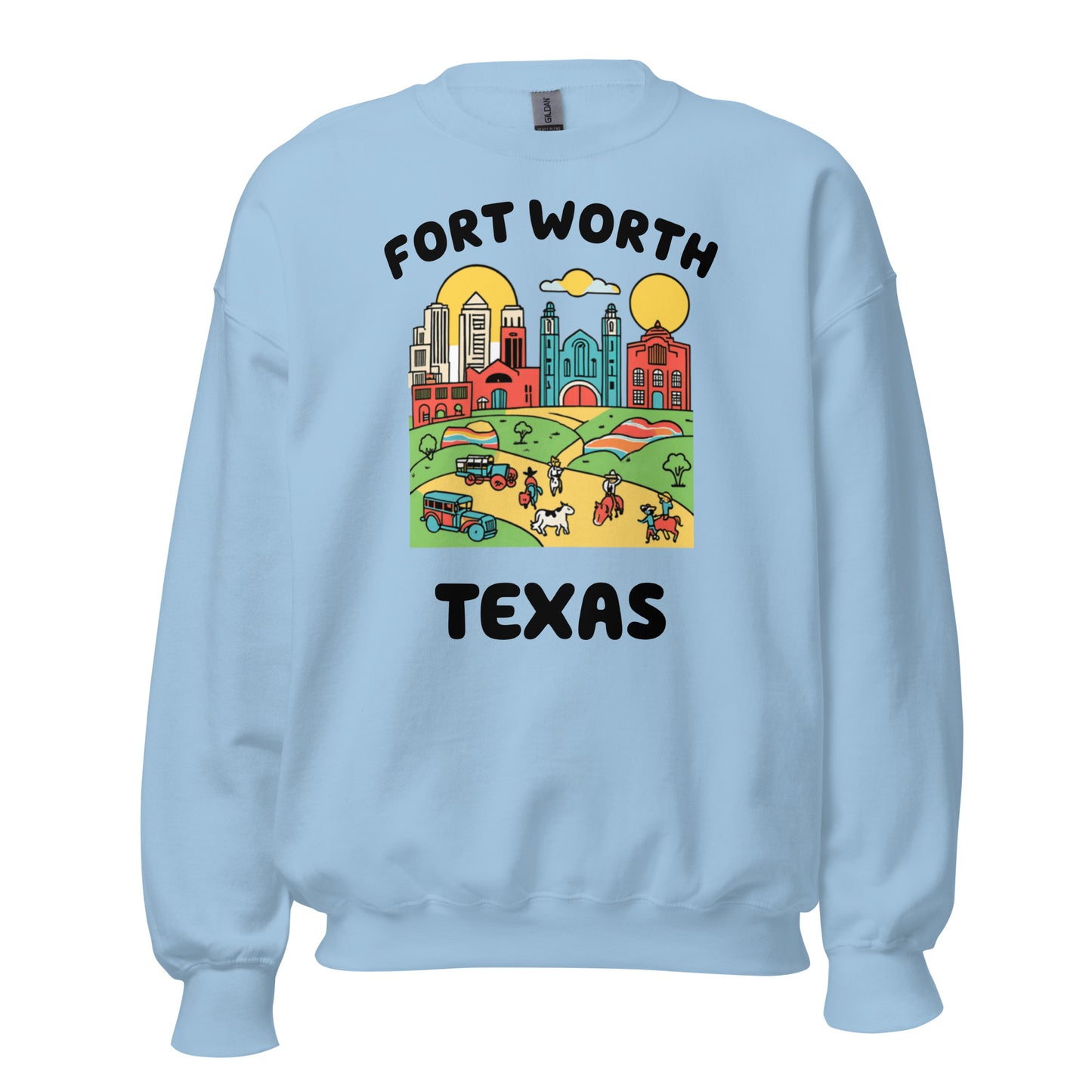 Fort Worth, Texas Sweatshirt - Texy Pride