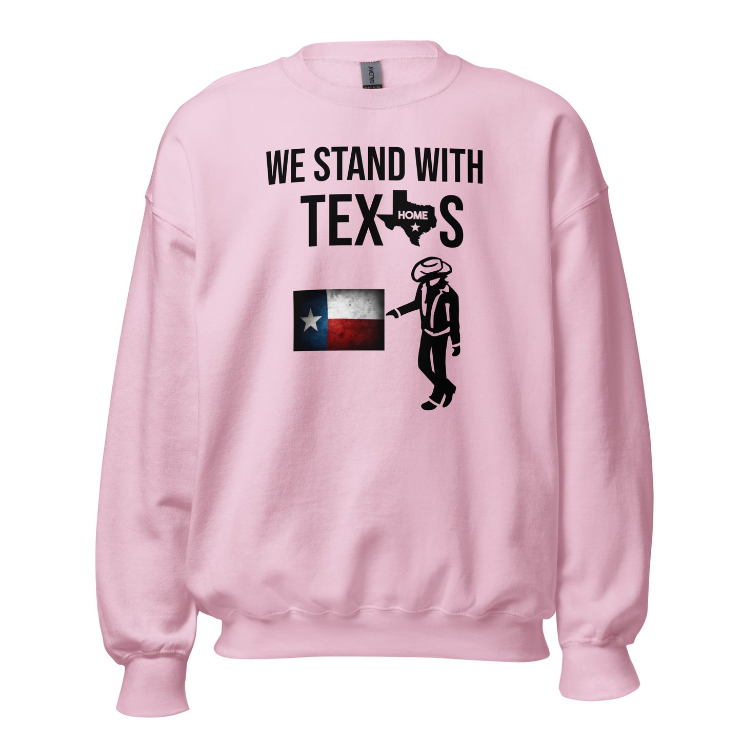 We Stand With Texas Sweatshirt - Texy Pride