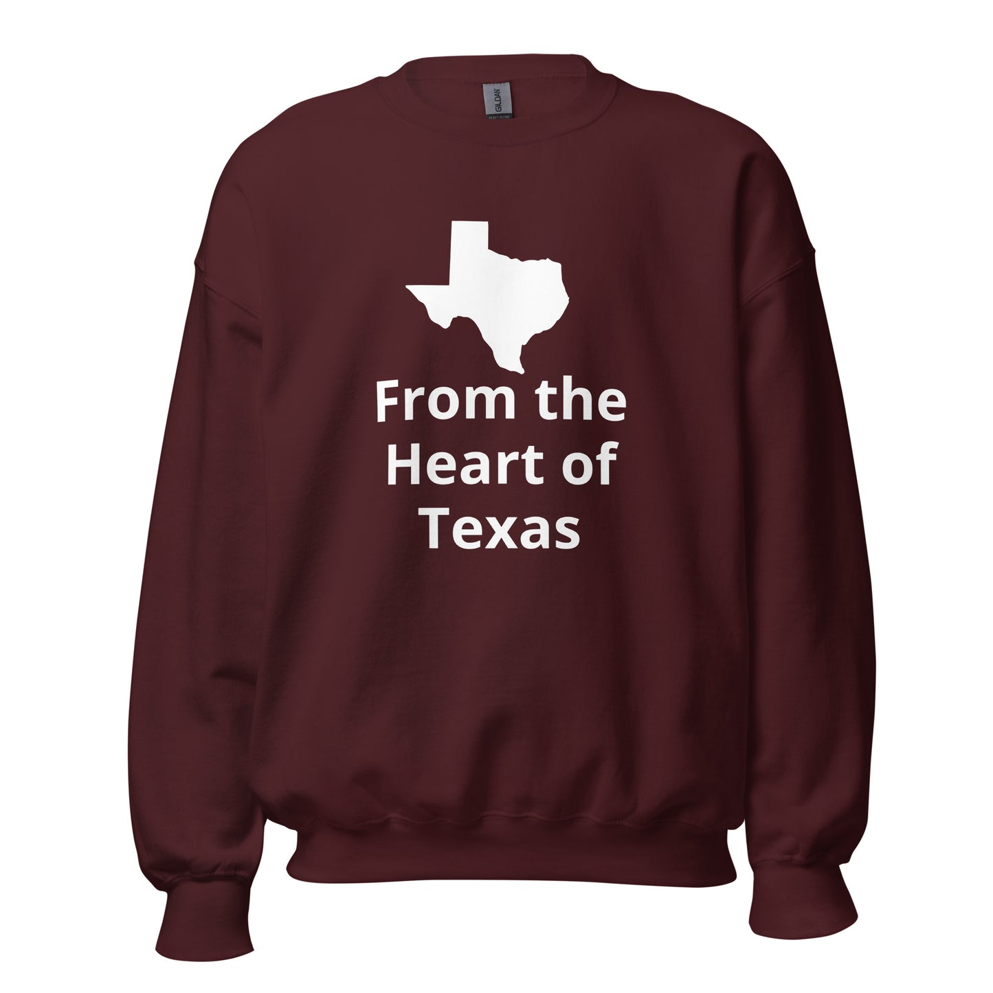 From the Heart of Texas Sweatshirt - Texy Pride