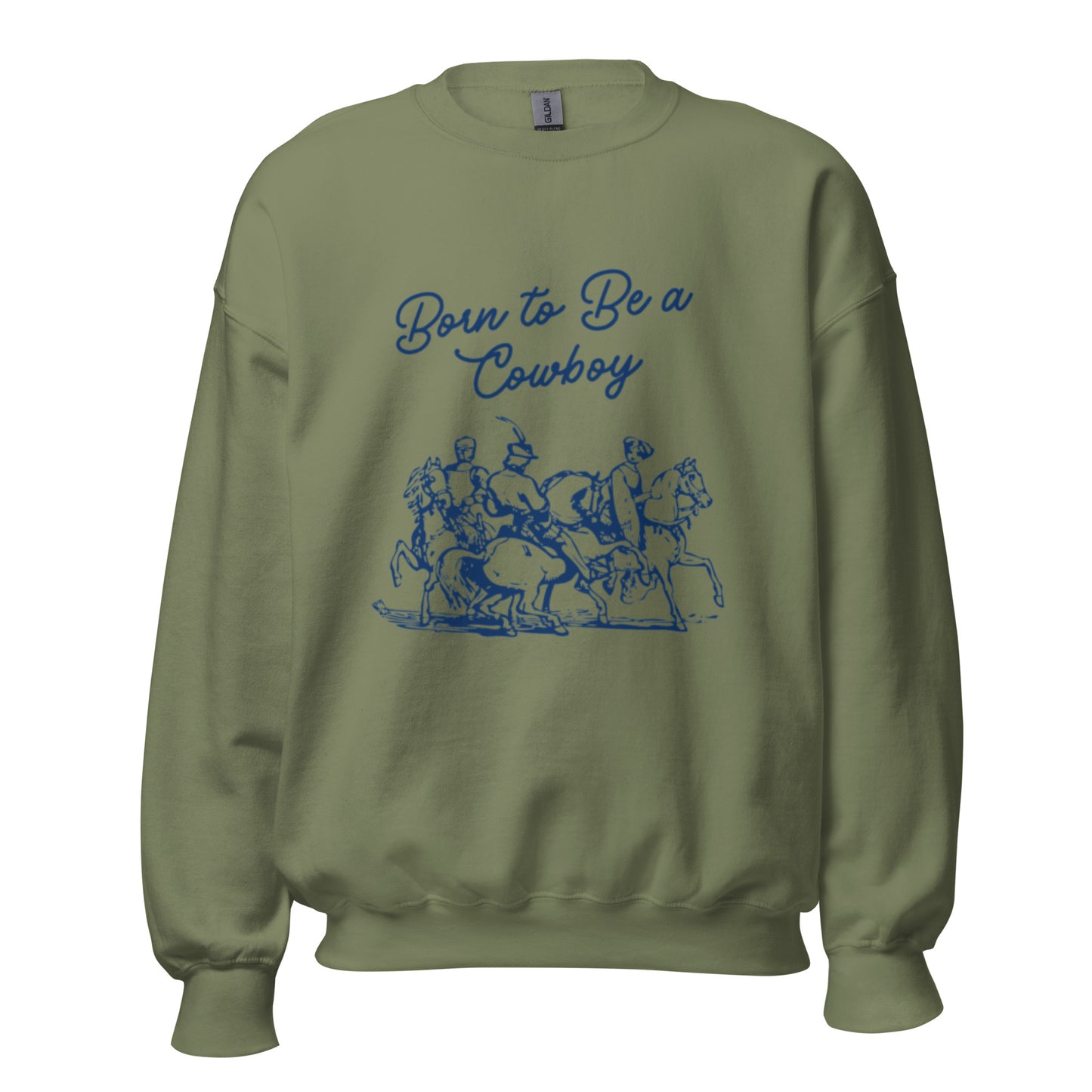 Born to be a cowboy Sweatshirt - Texy Pride