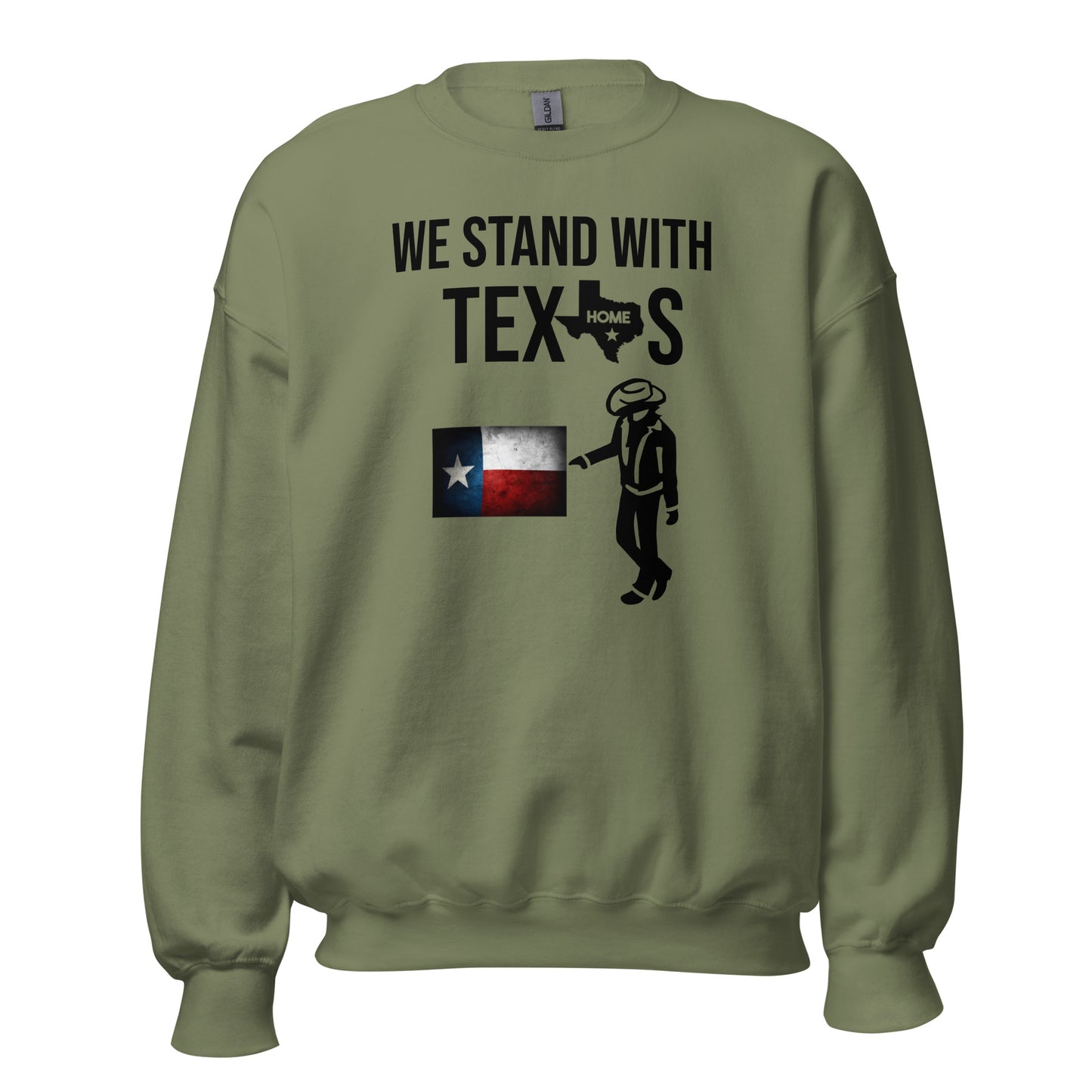 We Stand With Texas Sweatshirt - Texy Pride