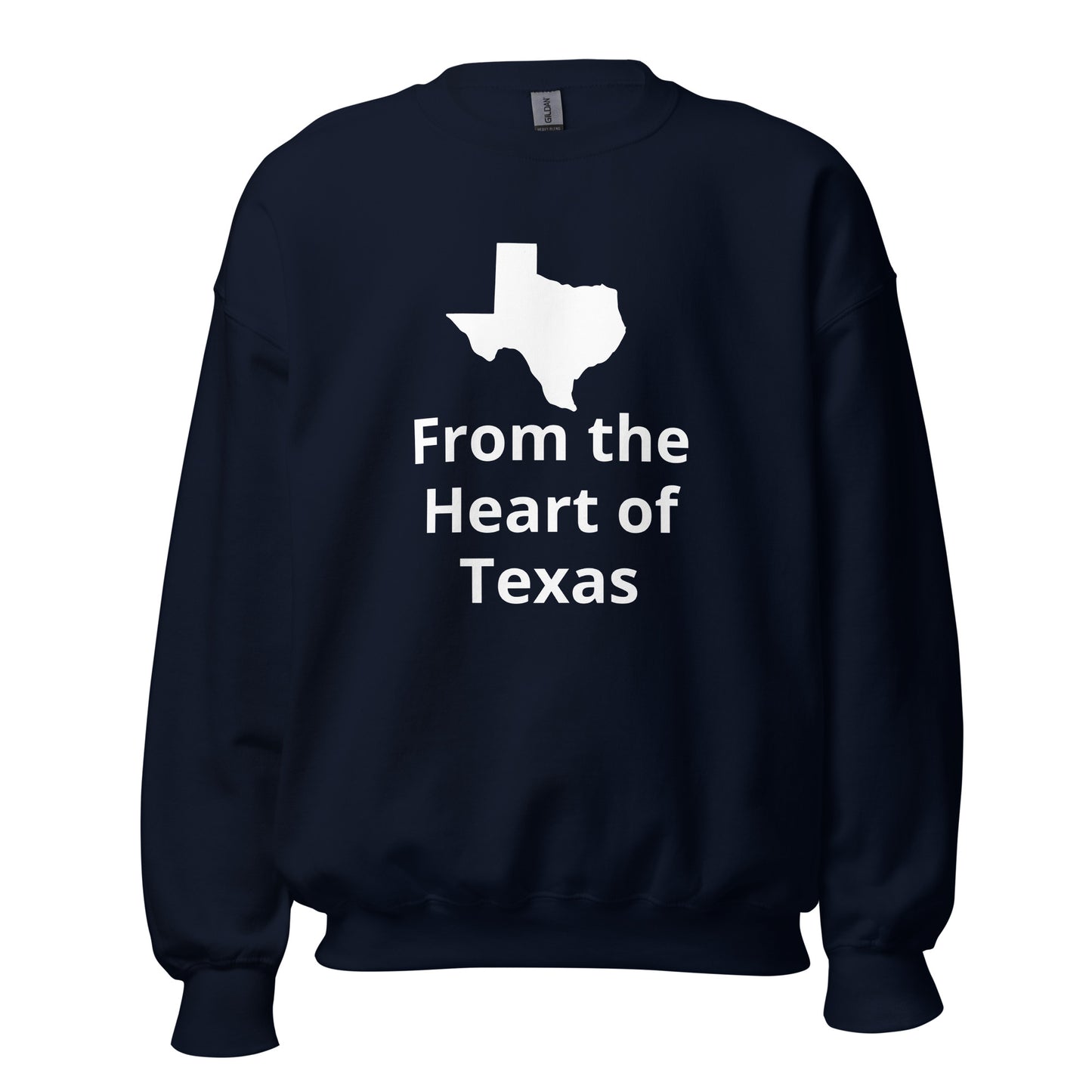 From the Heart of Texas Sweatshirt - Texy Pride
