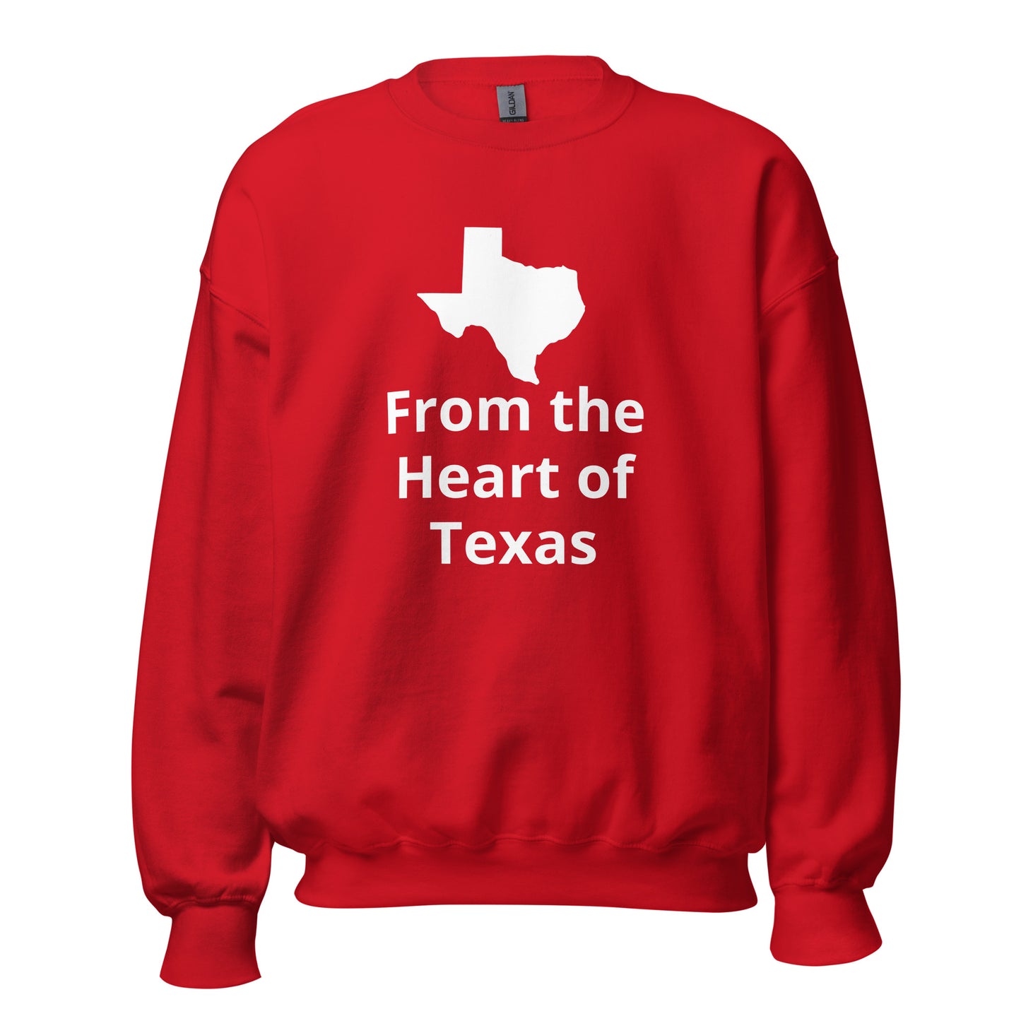 From the Heart of Texas Sweatshirt - Texy Pride