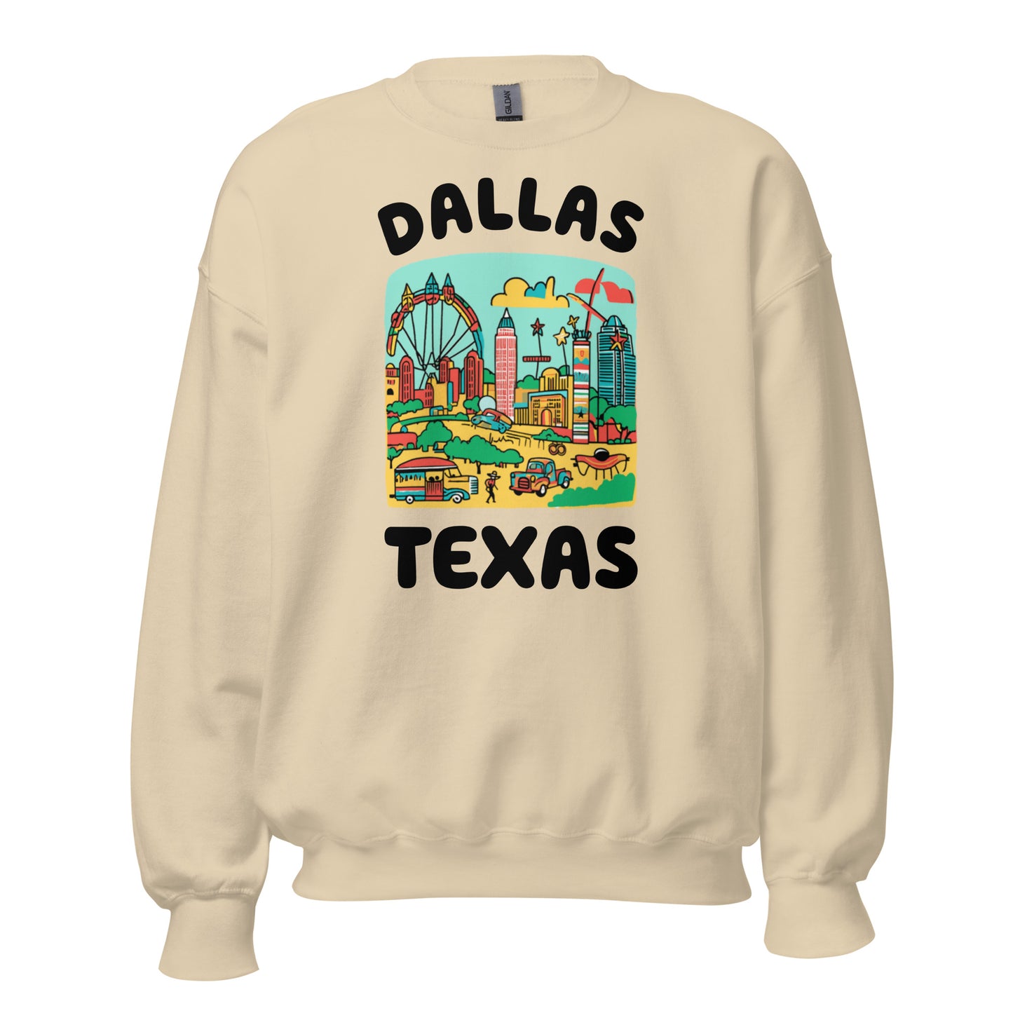Dallas, Texas Sweatshirt - Texy Pride