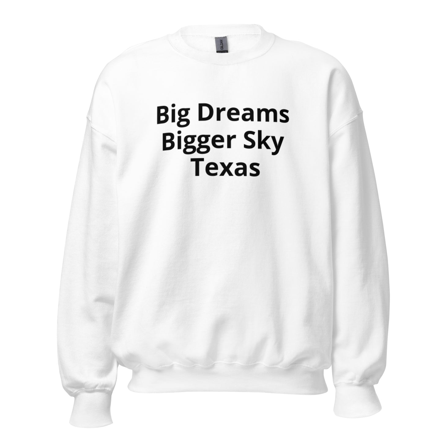 Big Dreams Bigger Sky Texas Sweatshirt - Texy Pride