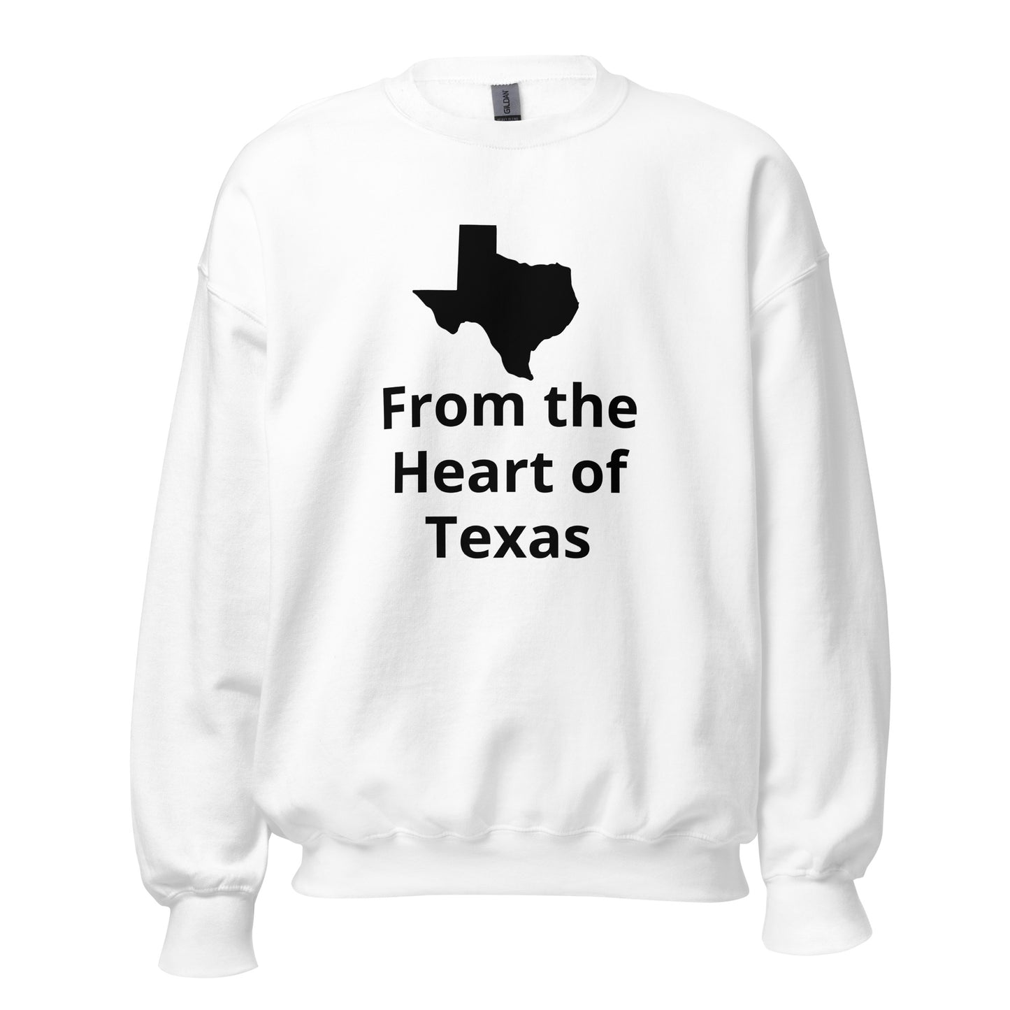 From the Heart of Texas Sweatshirt - Texy Pride