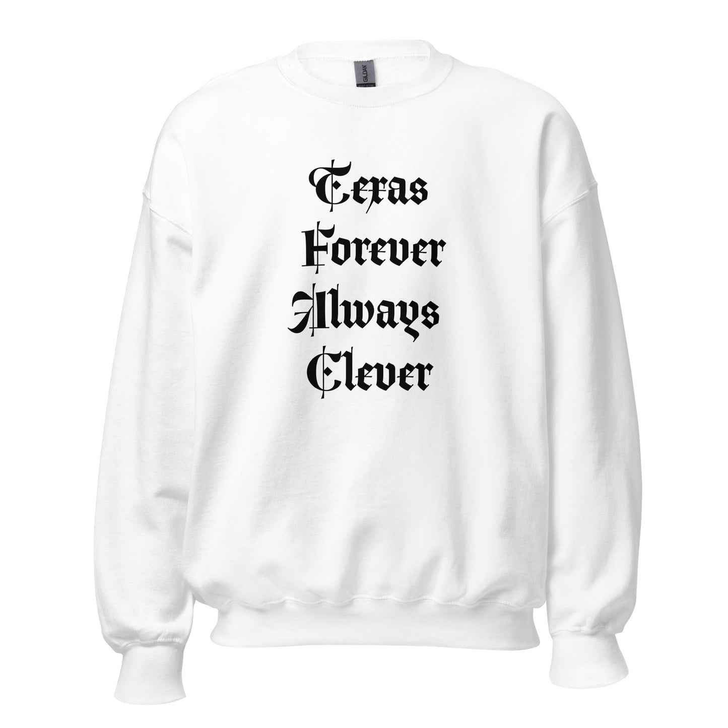 Texas Forever Always Clever Sweatshirt - Texy Pride