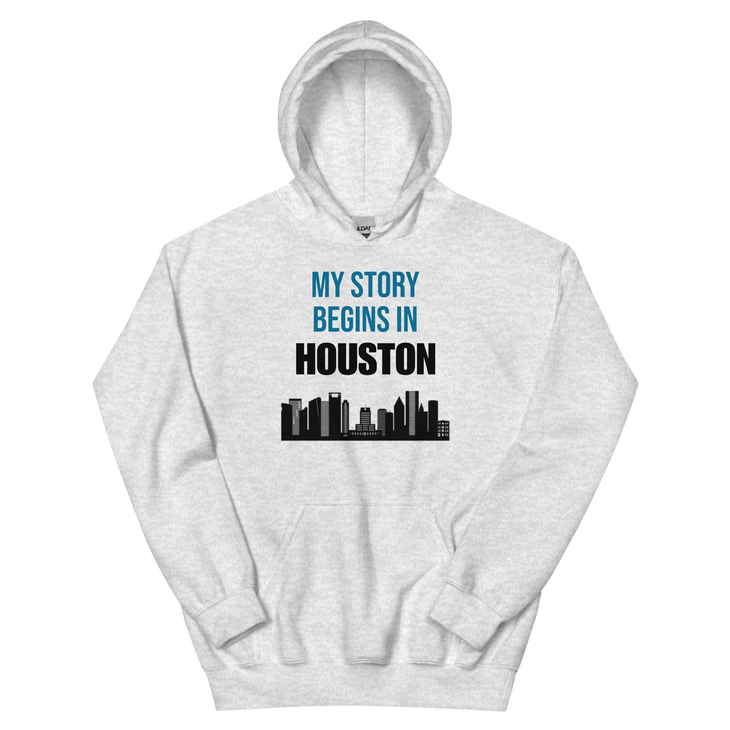 My Story Begins in Houston Hoodie - Texy Pride
