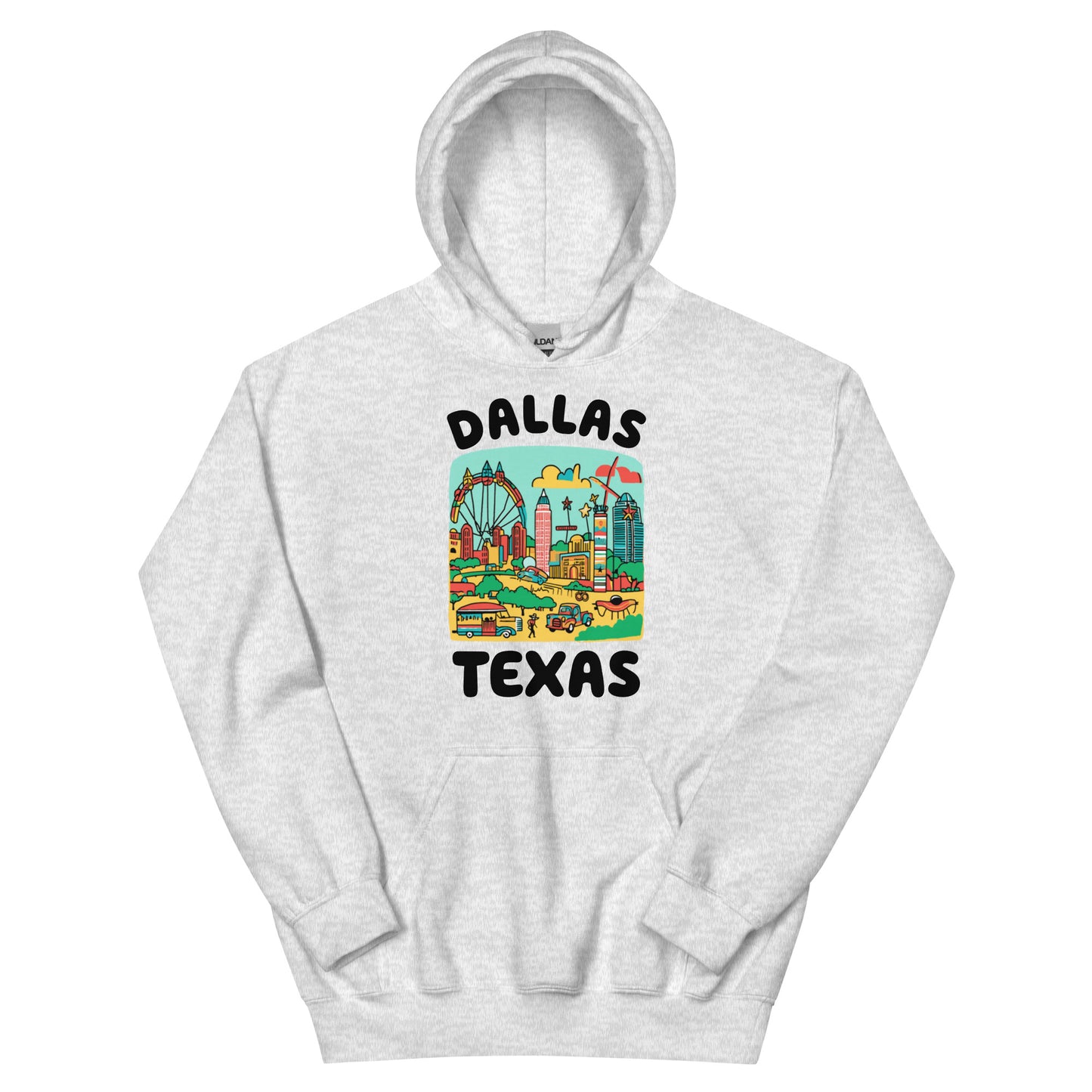 Dallas, Texas Hoodie - Texy Pride