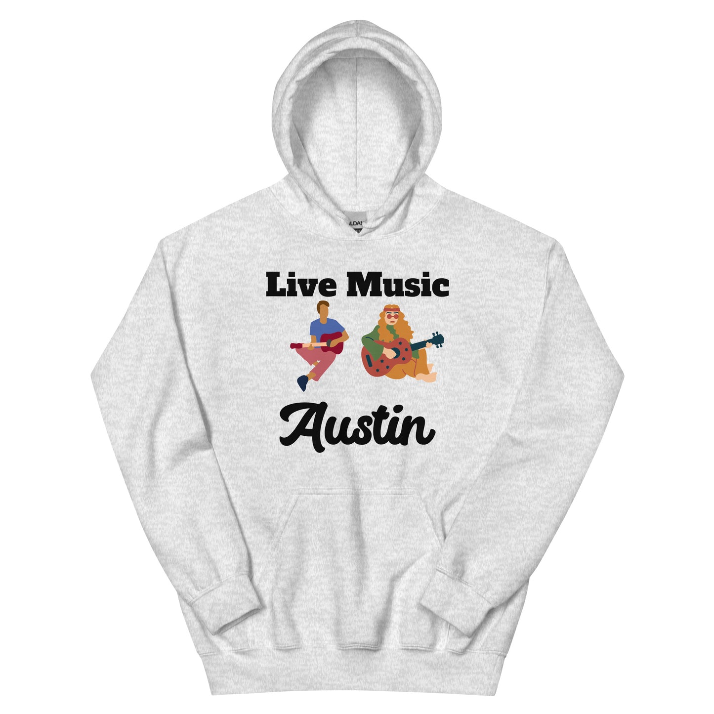 Live Music in Austin Hoodie - Texy Pride