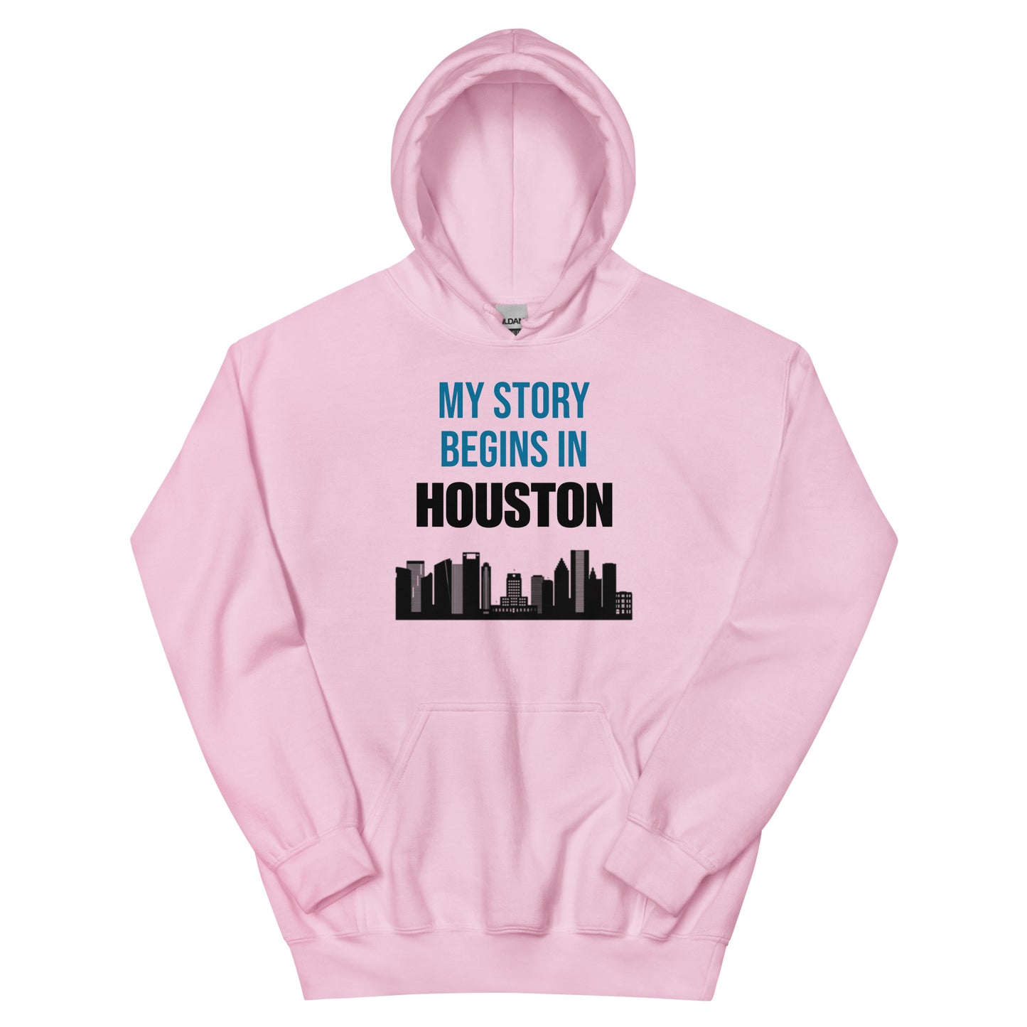 My Story Begins in Houston Hoodie - Texy Pride