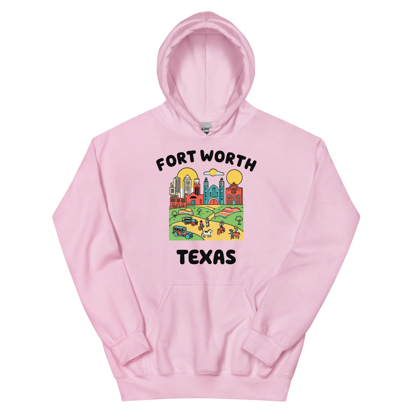 Fort Worth, Texas Hoodie - Texy Pride