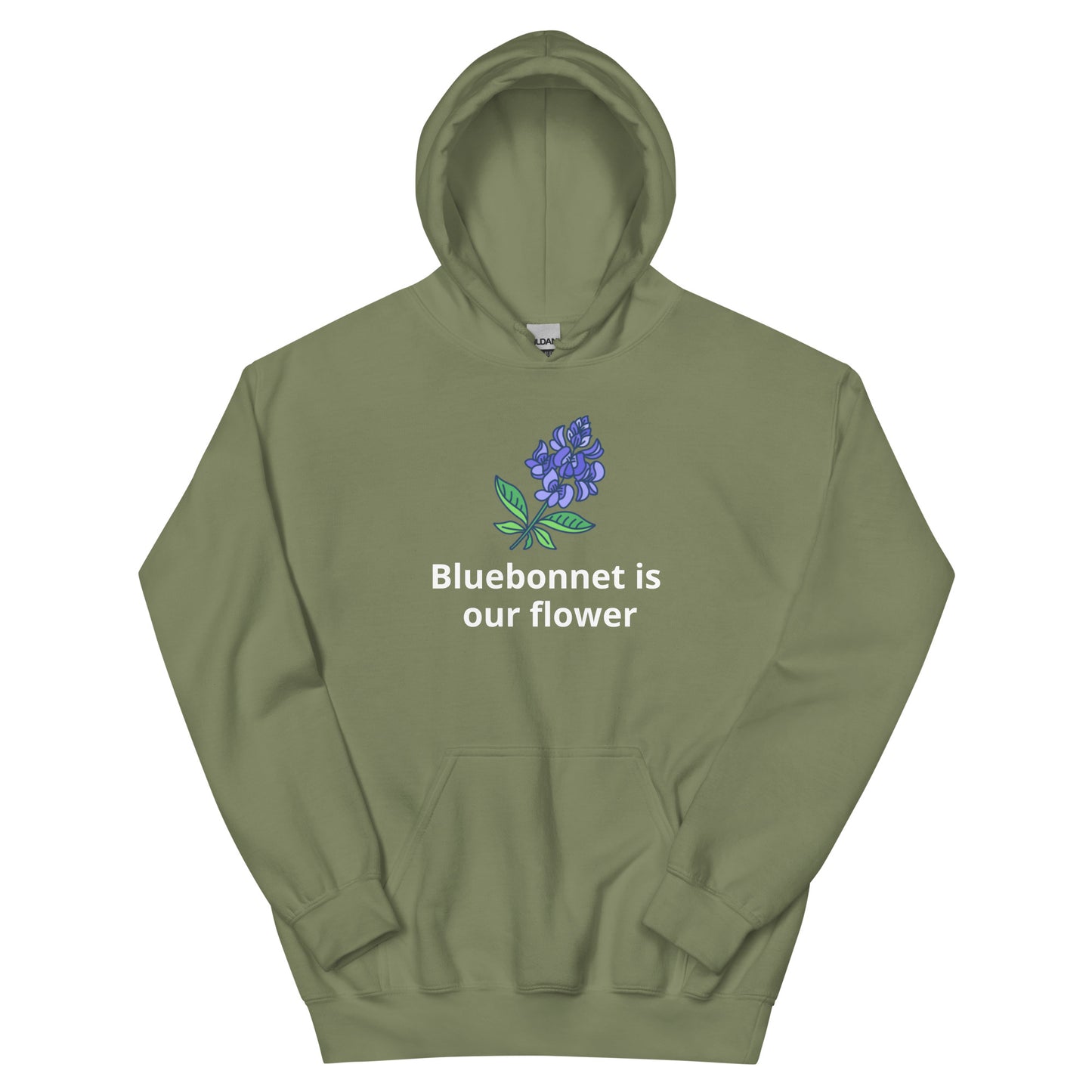 Bluebonnet is our flower Hoodie - Texy Pride