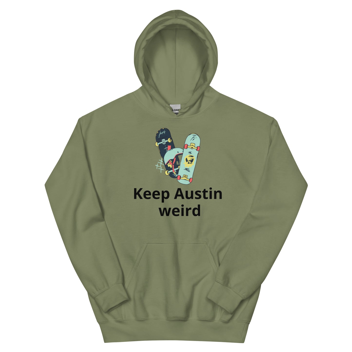 Keep Austin weird Hoodie - Texy Pride