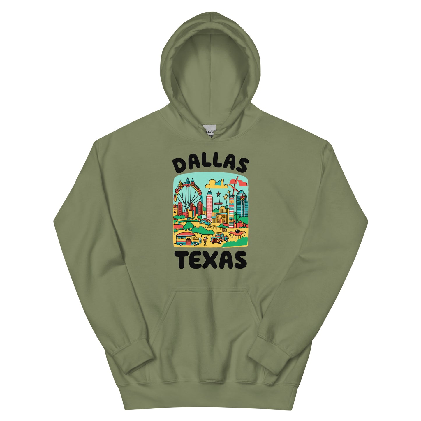 Dallas, Texas Hoodie - Texy Pride