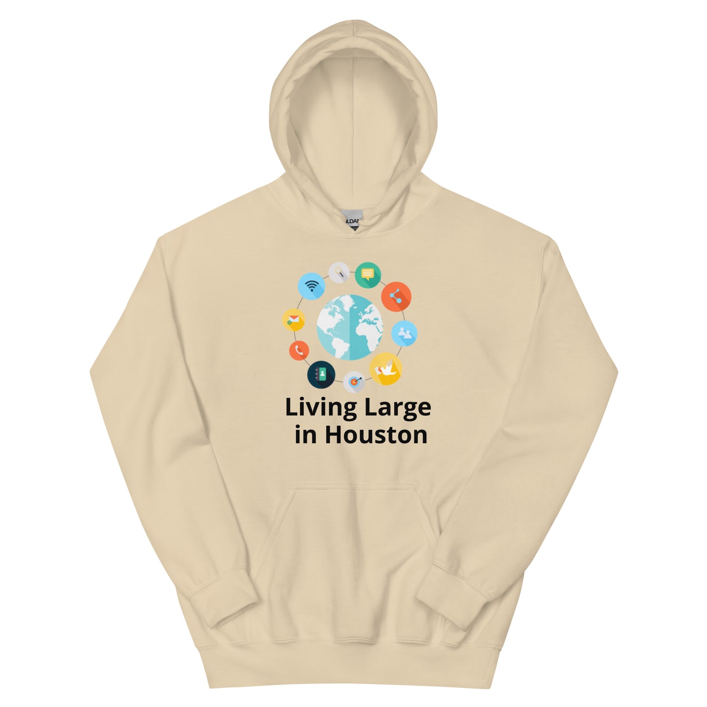 Living Large in Houston Hoodie - Texy Pride