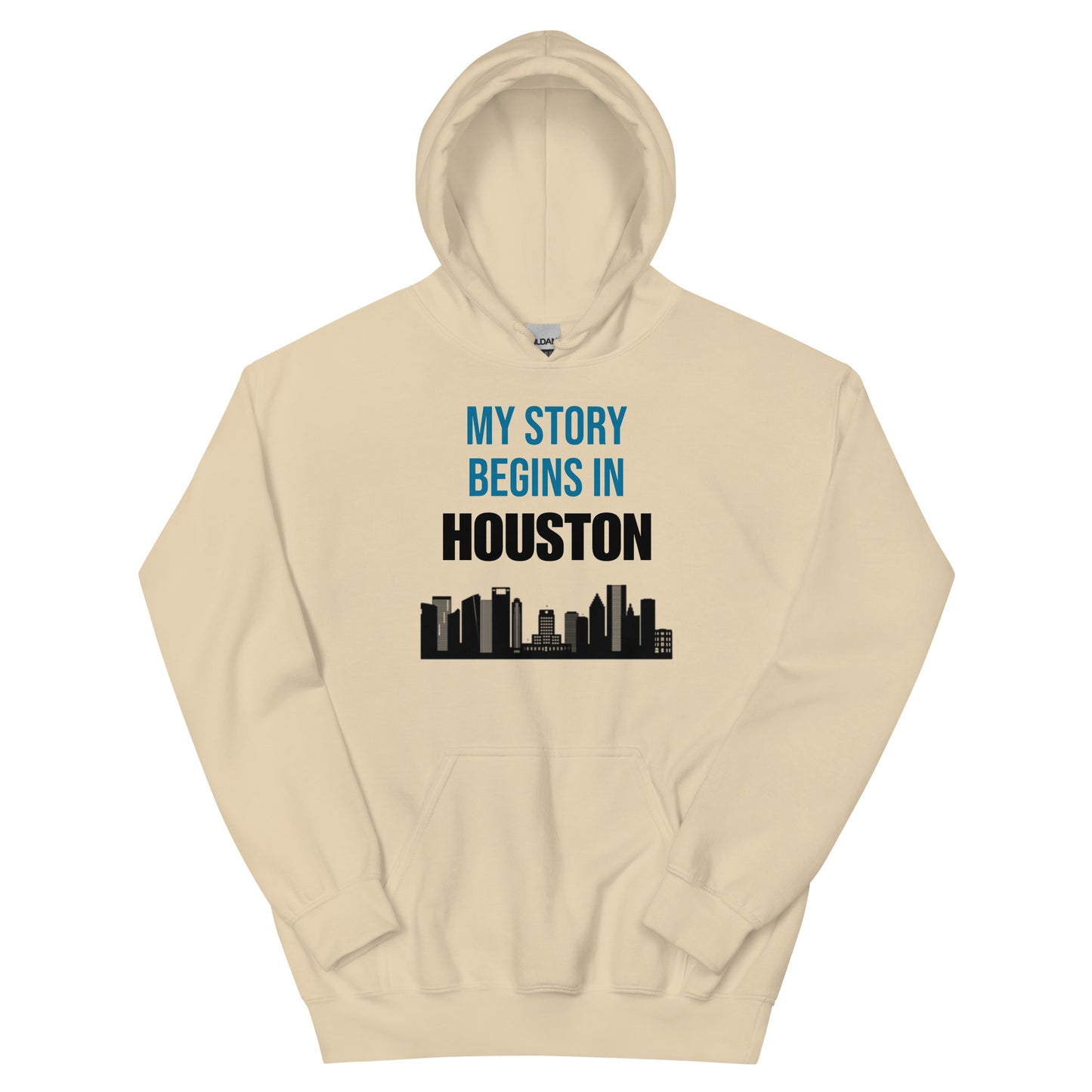 My Story Begins in Houston Hoodie - Texy Pride