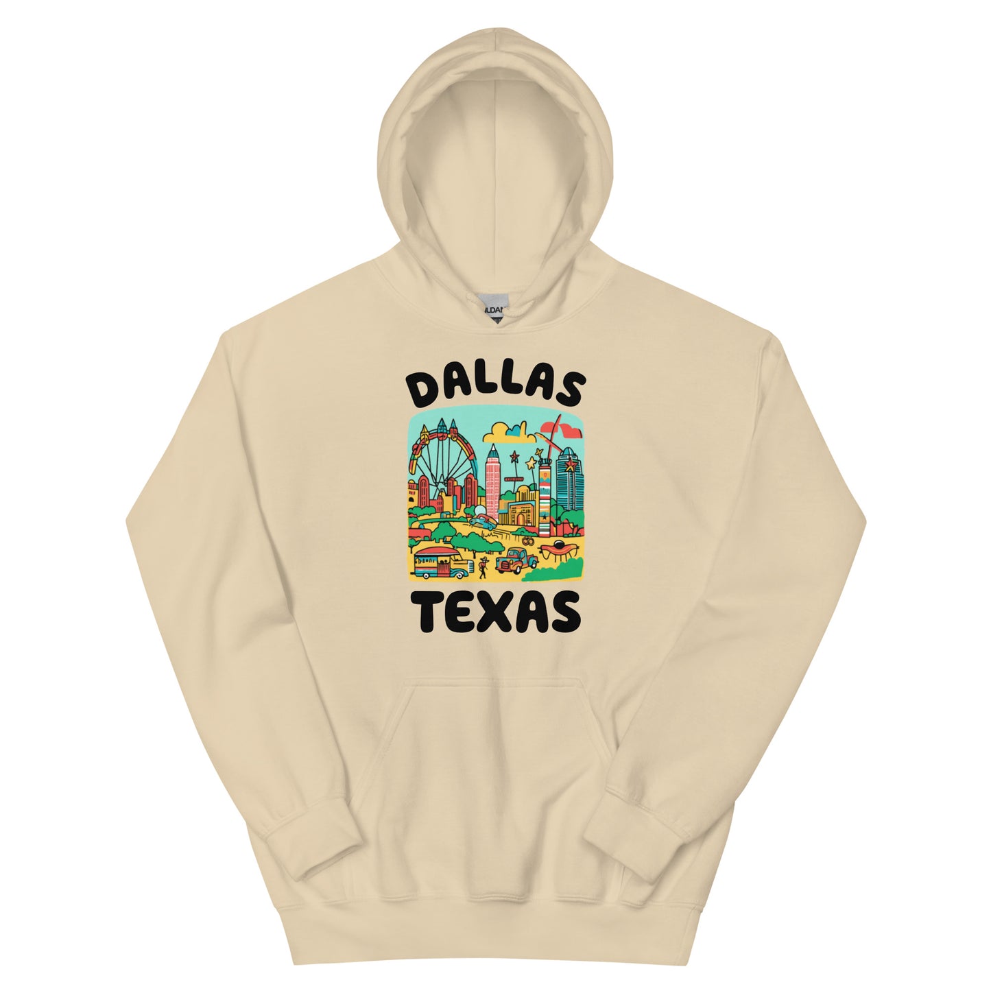 Dallas, Texas Hoodie - Texy Pride