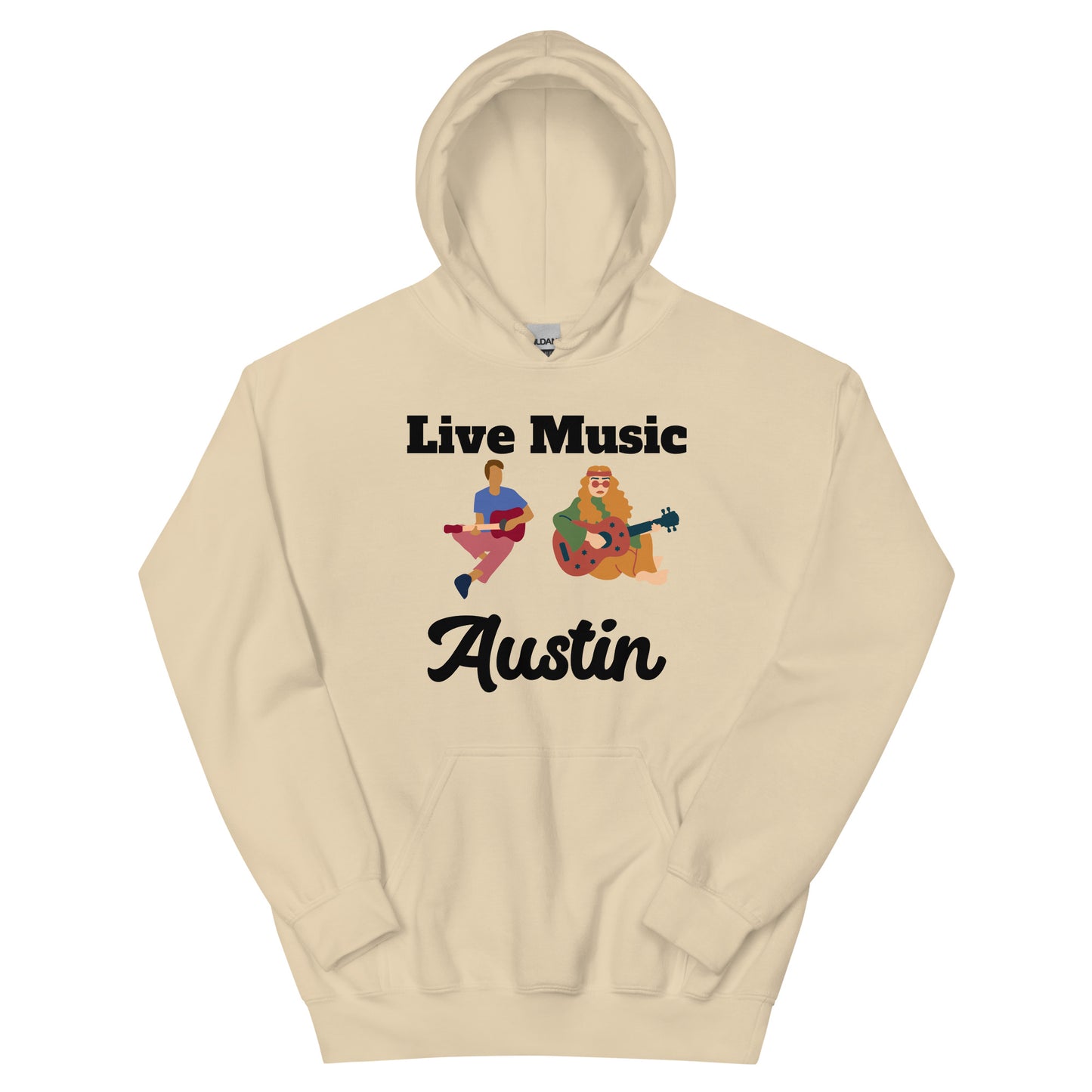 Live Music in Austin Hoodie - Texy Pride