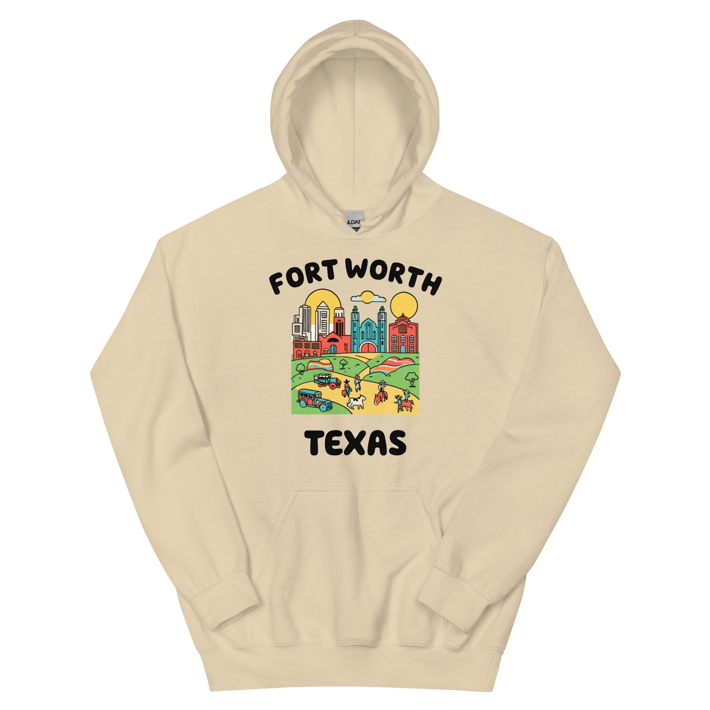 Fort Worth, Texas Hoodie - Texy Pride