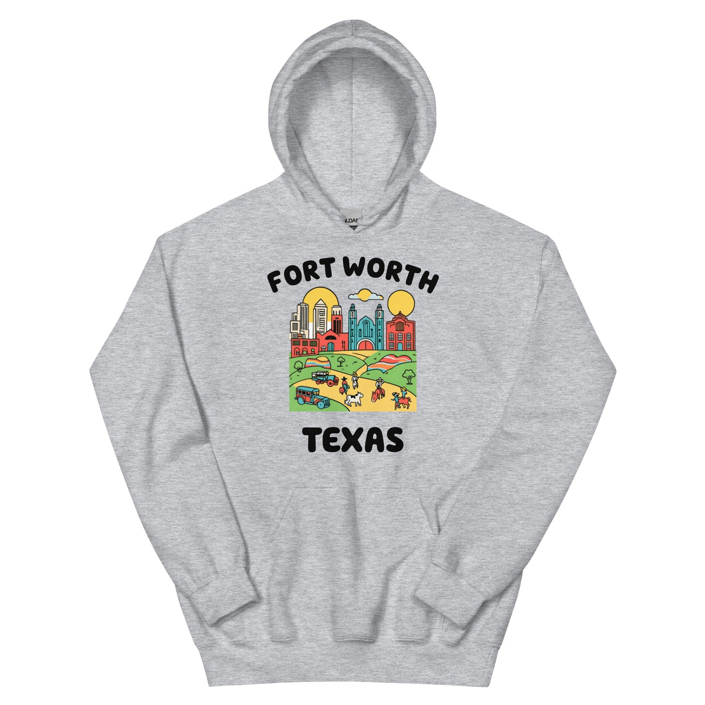 Fort Worth, Texas Hoodie - Texy Pride