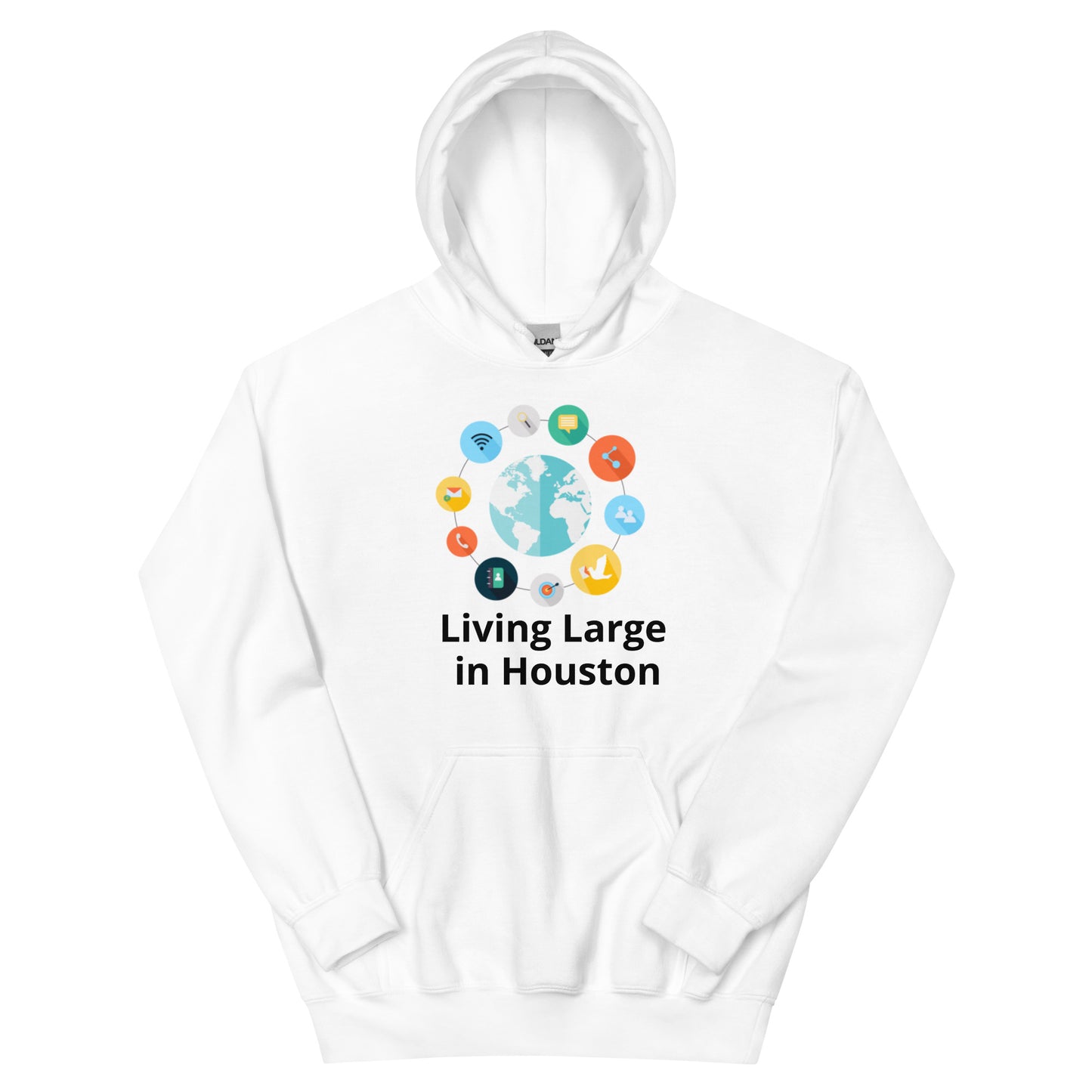 Living Large in Houston Hoodie - Texy Pride