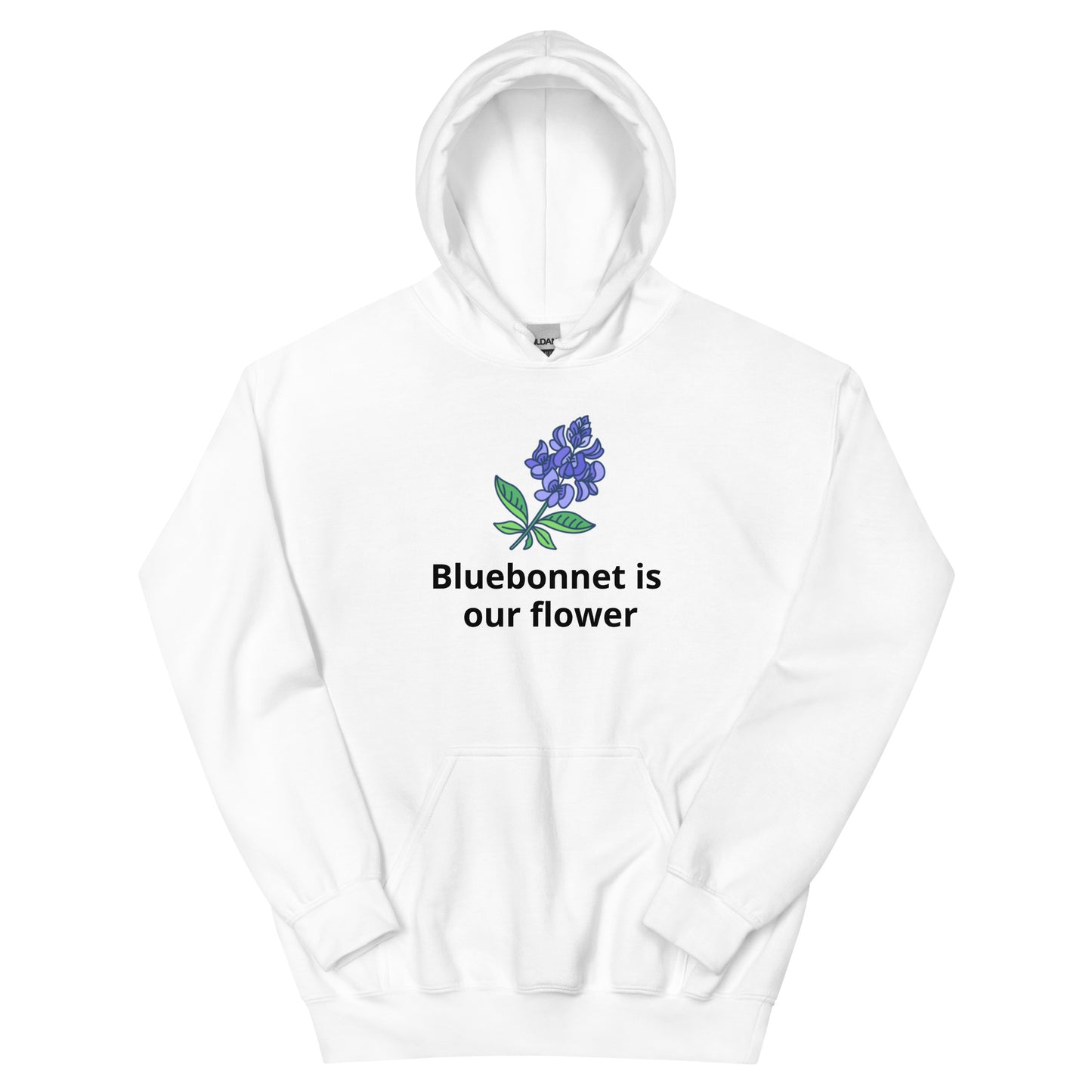 Bluebonnet is our flower Hoodie - Texy Pride