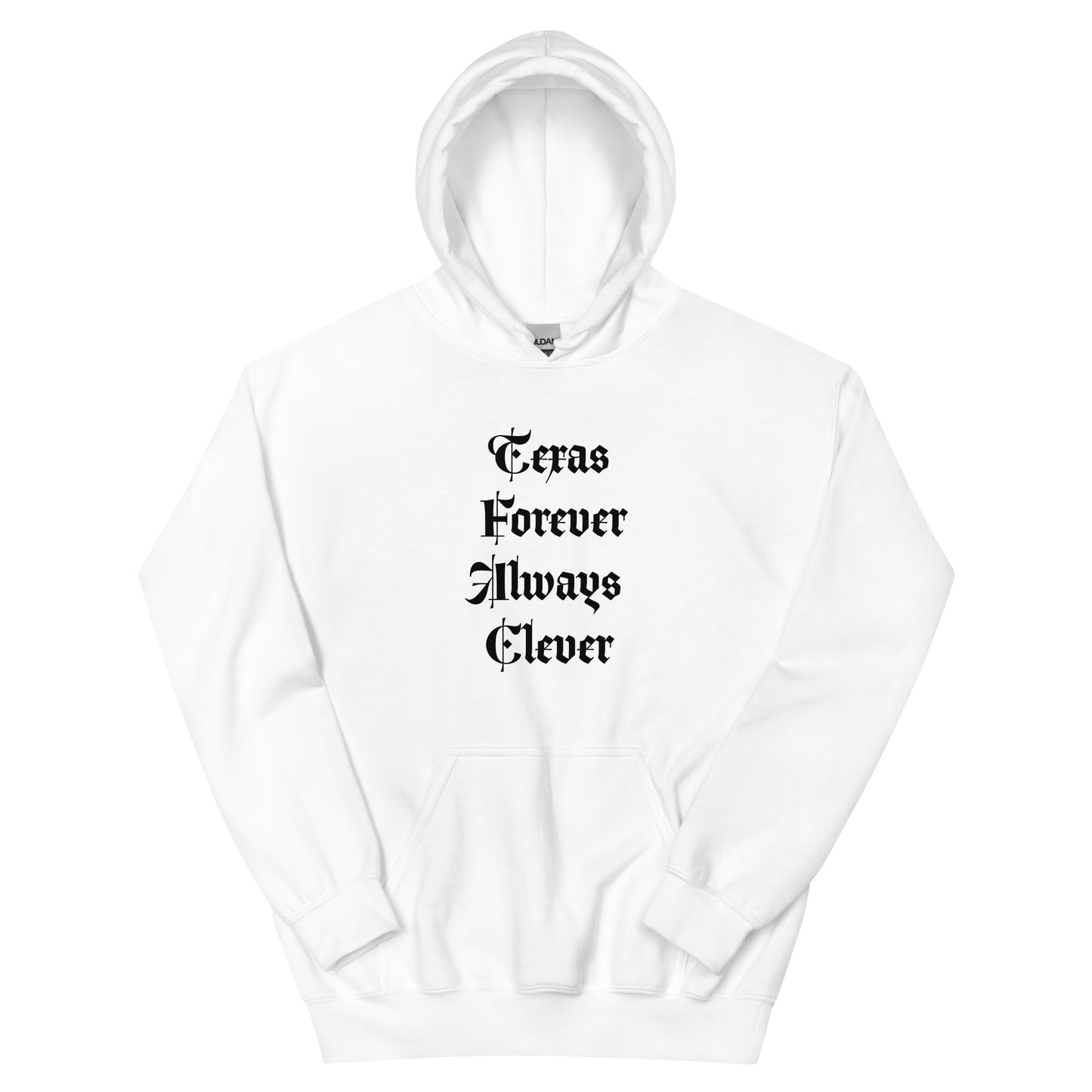 Texas Forever Always Clever Hoodie - Texy Pride