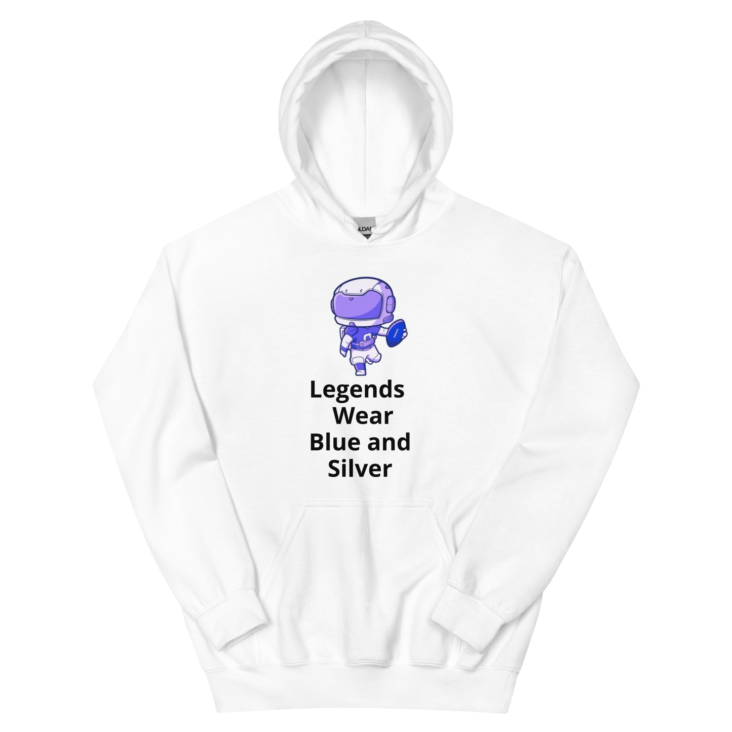Legends Wear Blue and Silver Hoodie - Texy Pride