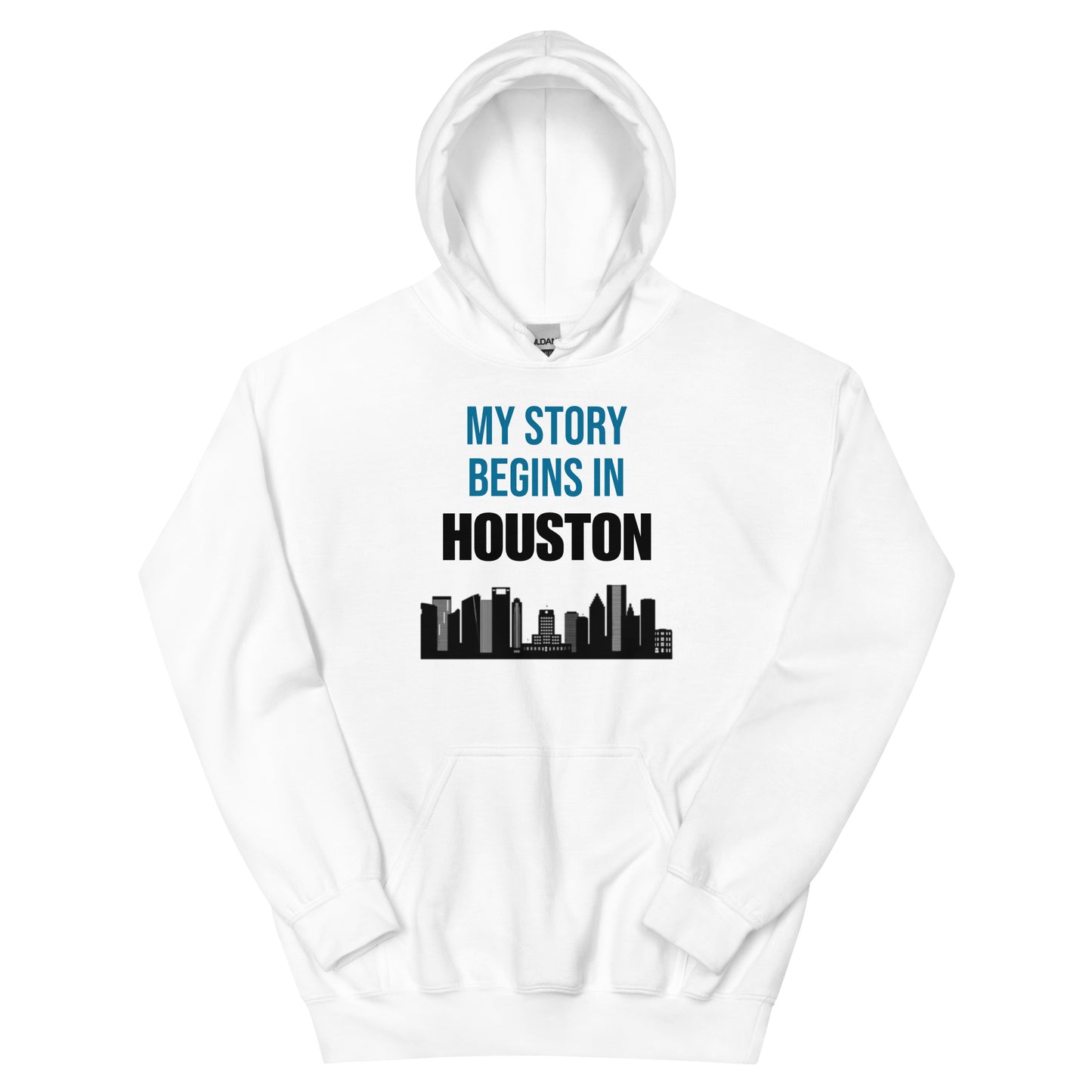 My Story Begins in Houston Hoodie - Texy Pride