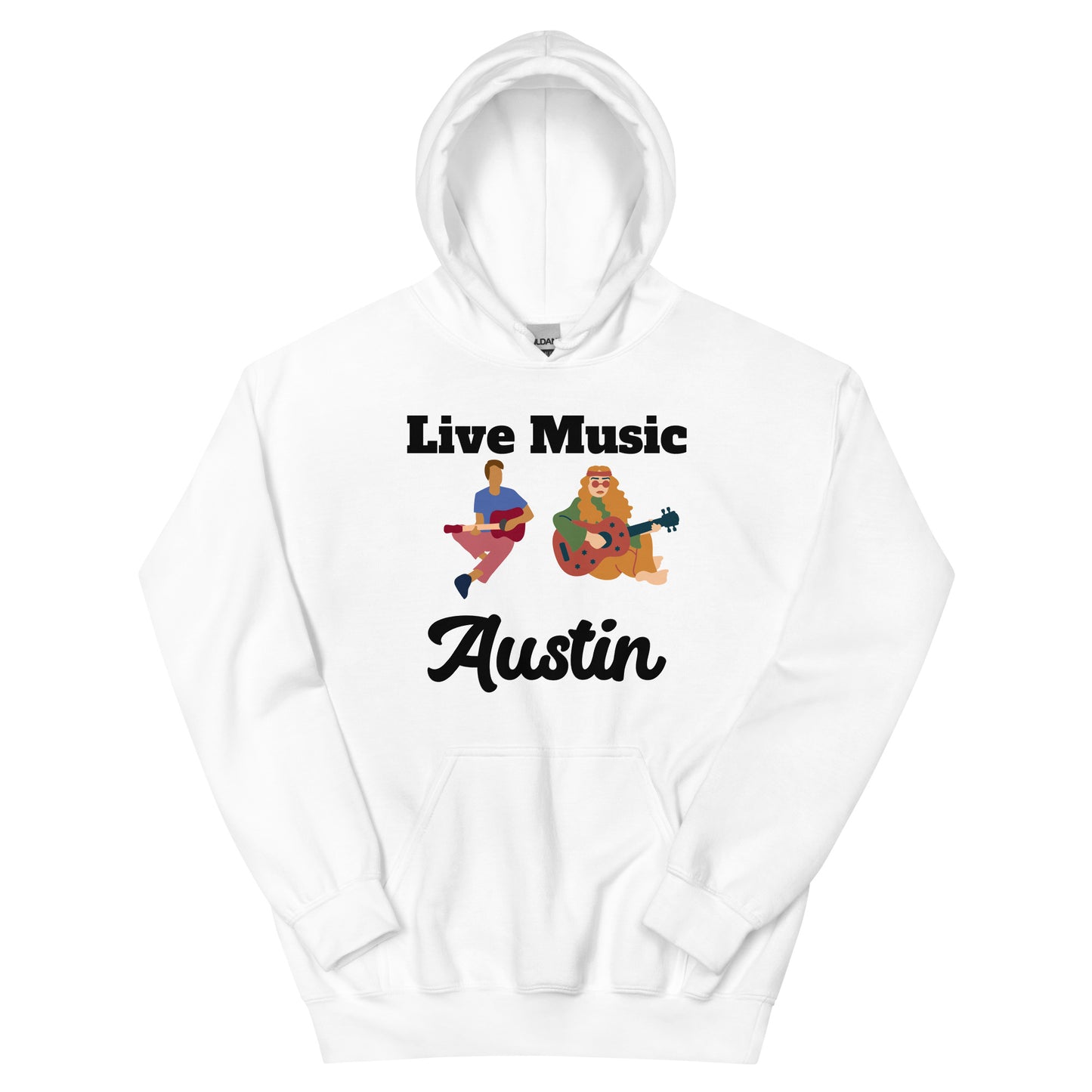Live Music in Austin Hoodie - Texy Pride