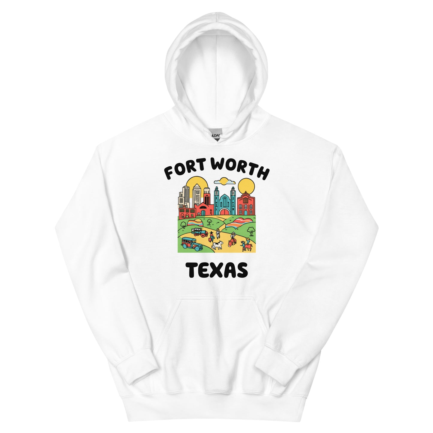 Fort Worth, Texas Hoodie - Texy Pride