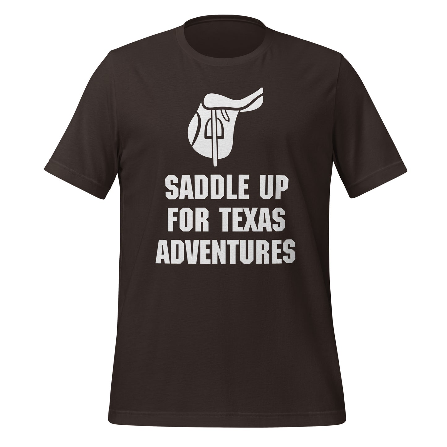 Saddle Up for Texas Adventures T-Shirt - Texy Pride