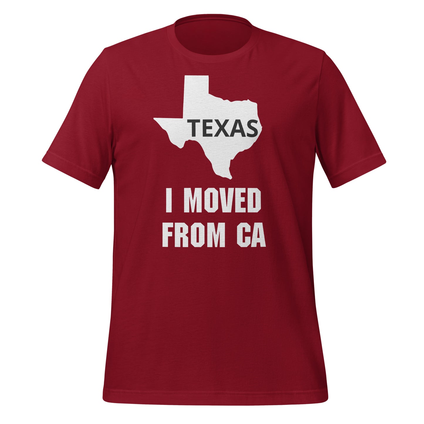 I moved from CA T-Shirt - Texy Pride