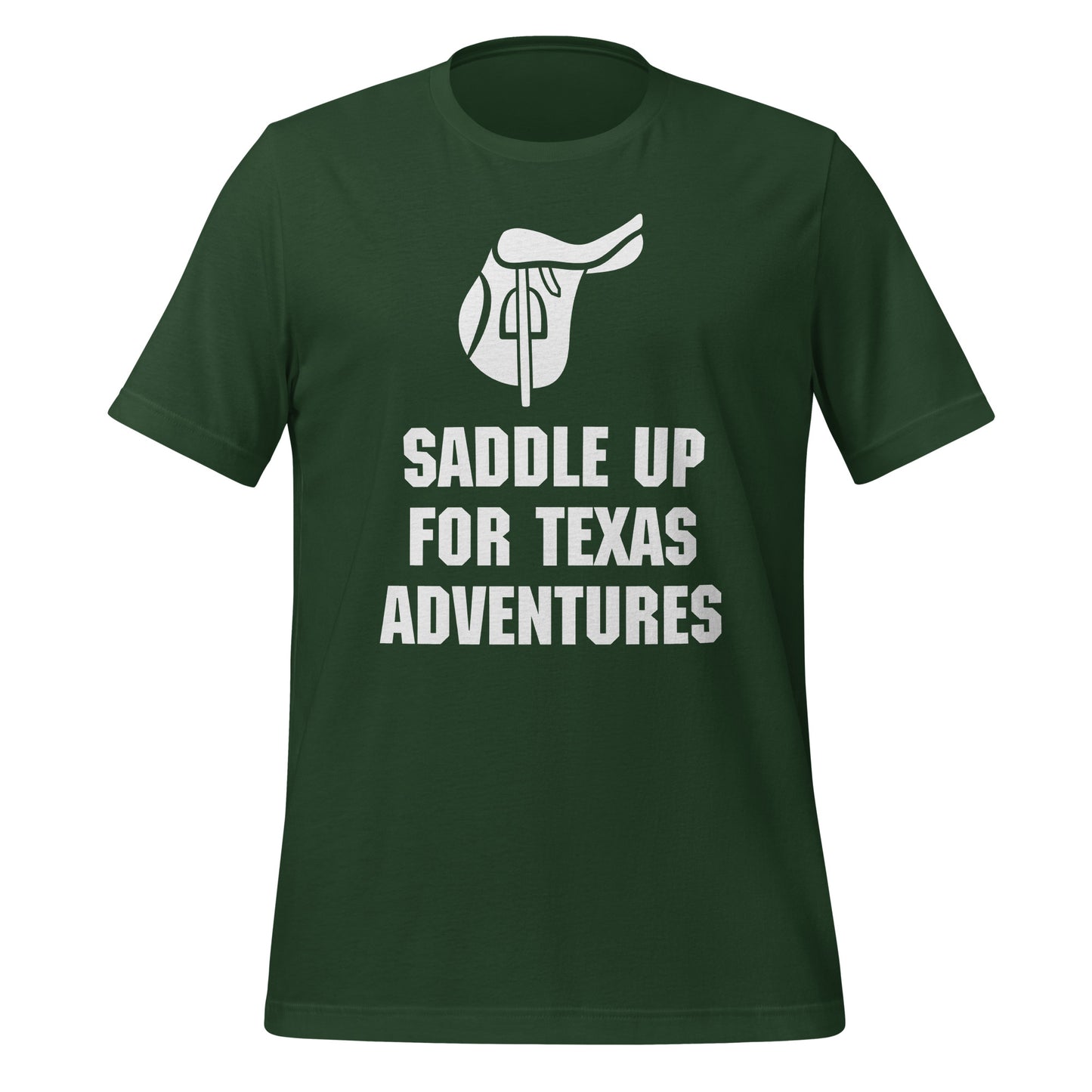 Saddle Up for Texas Adventures T-Shirt - Texy Pride