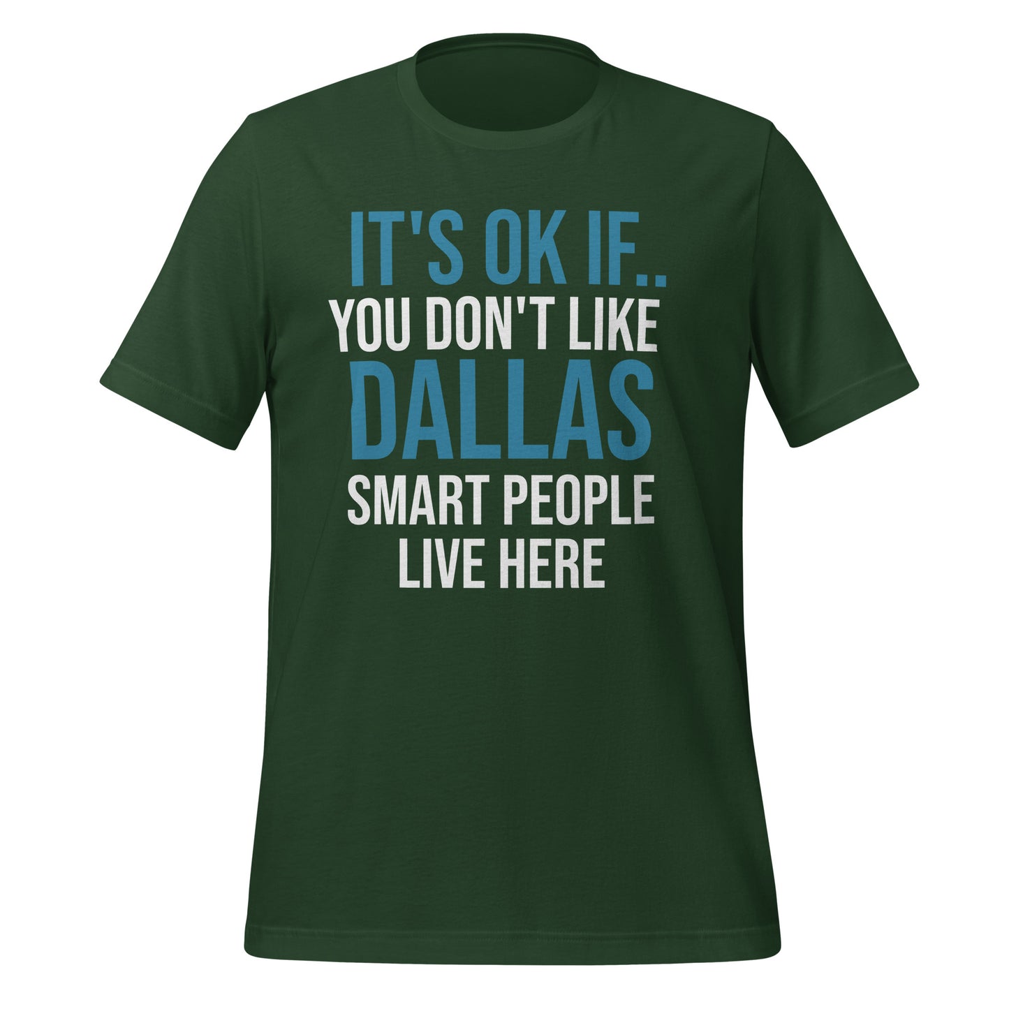 Smart People Live in Dallas T-Shirt - Texy Pride