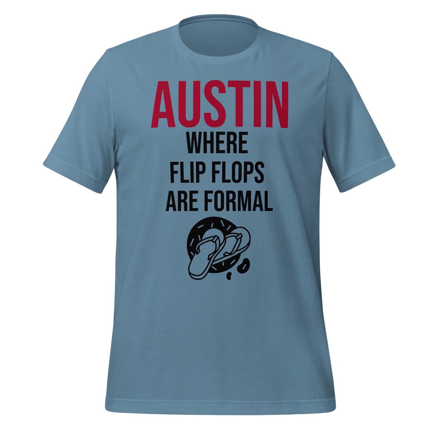 Austin Flip Flops T-Shirt - Texy Pride