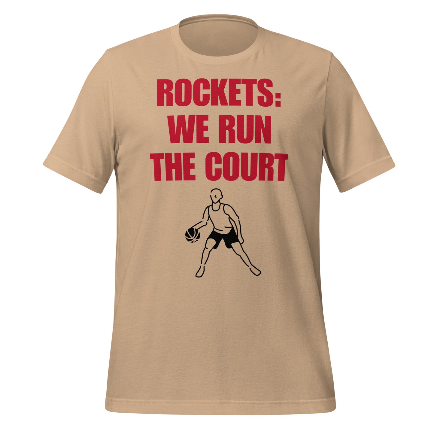 Rockets Run the Court T-Shirt - Texy Pride