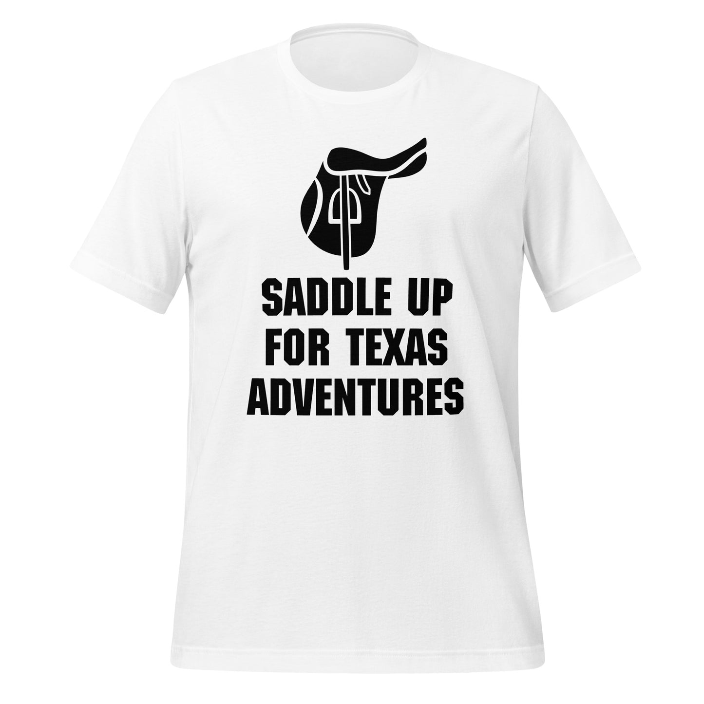 Saddle Up for Texas Adventures T-Shirt - Texy Pride