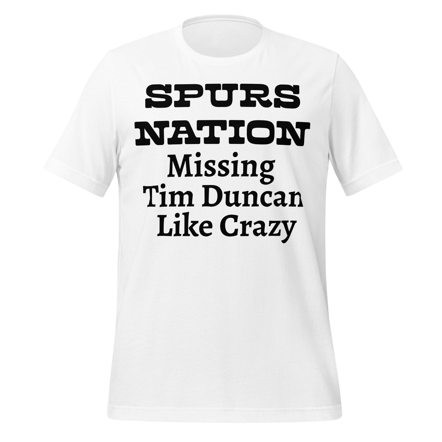 Spurs Nation Missing Tim Duncan T-Shirt - Texy Pride