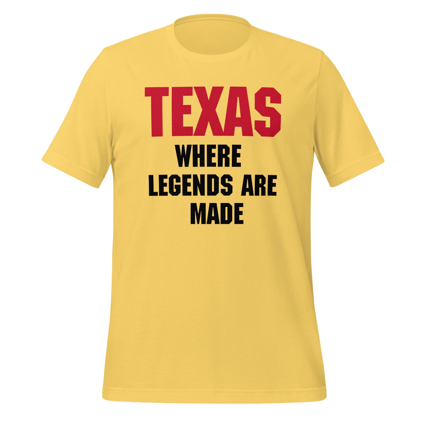 Texas Where Legends Are Made T-Shirt - Texy Pride