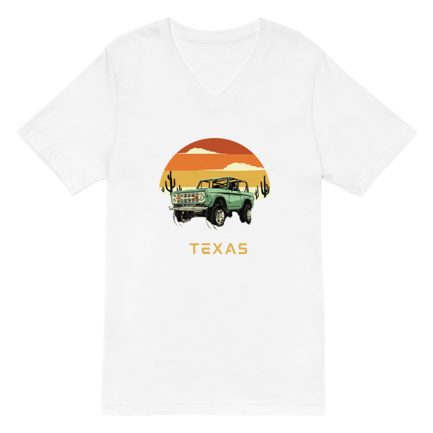 Texas Adventure V - Neck T-Shirt - Texy Pride