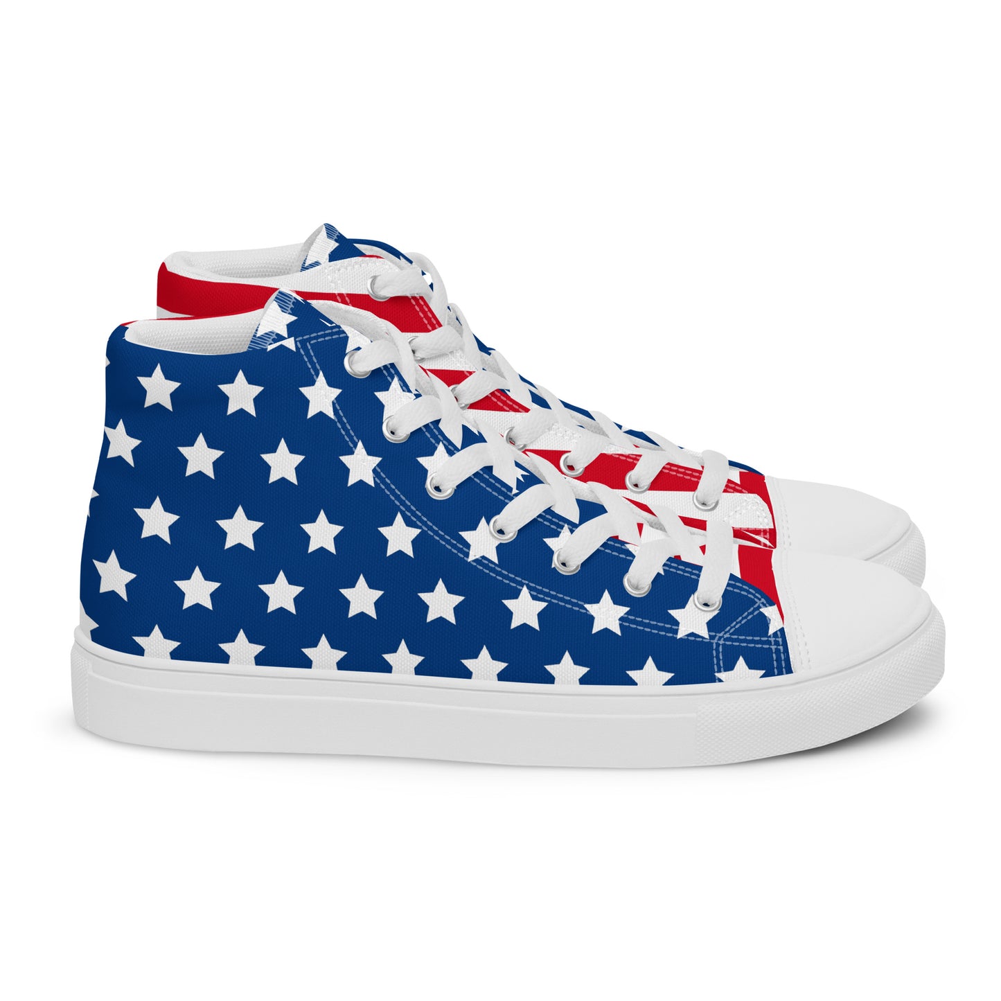 USA Women’s high top canvas shoes - Texy Pride