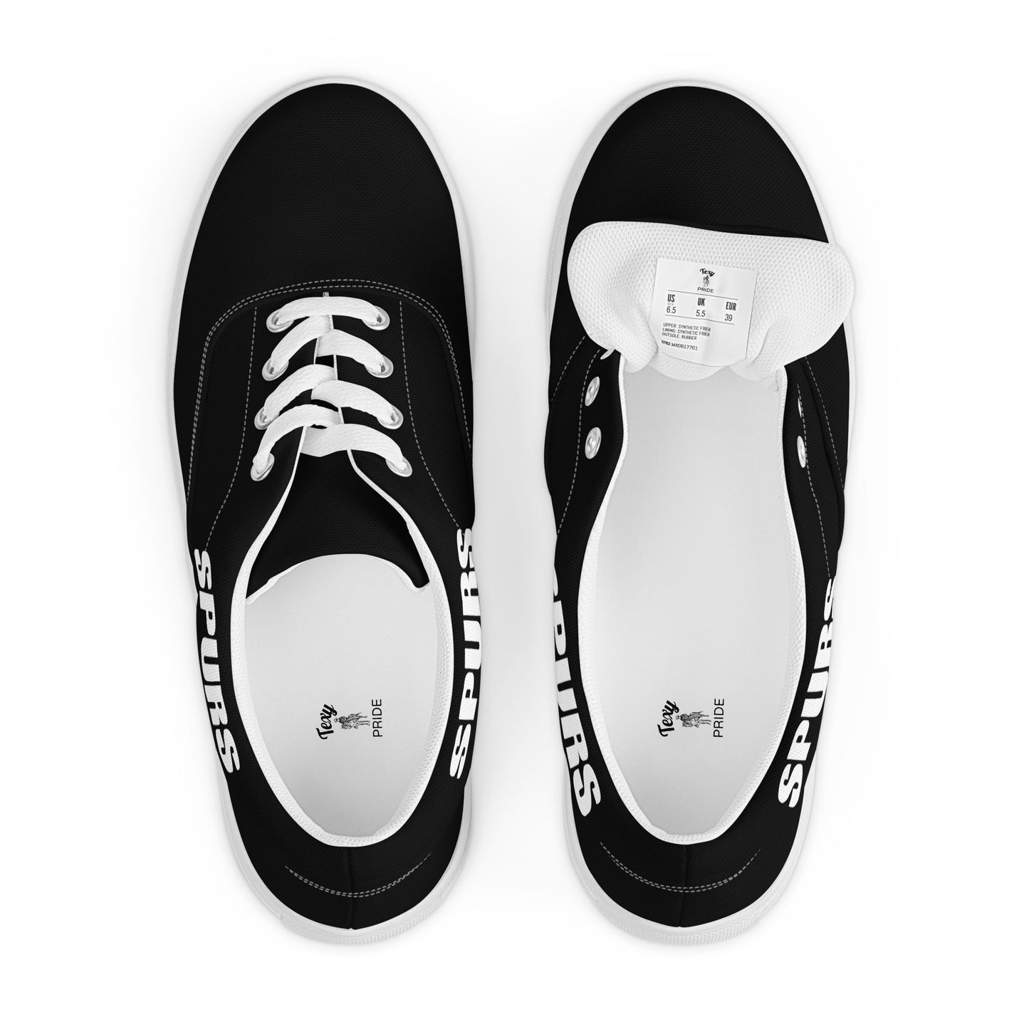 Spurs Women’s lace - up canvas shoes - Texy Pride