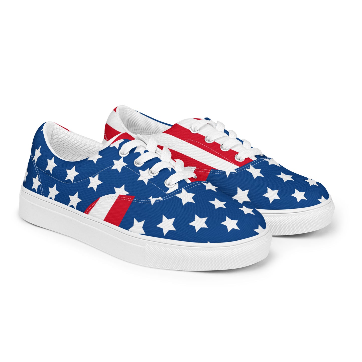 USA Women’s lace - up canvas shoes - Texy Pride